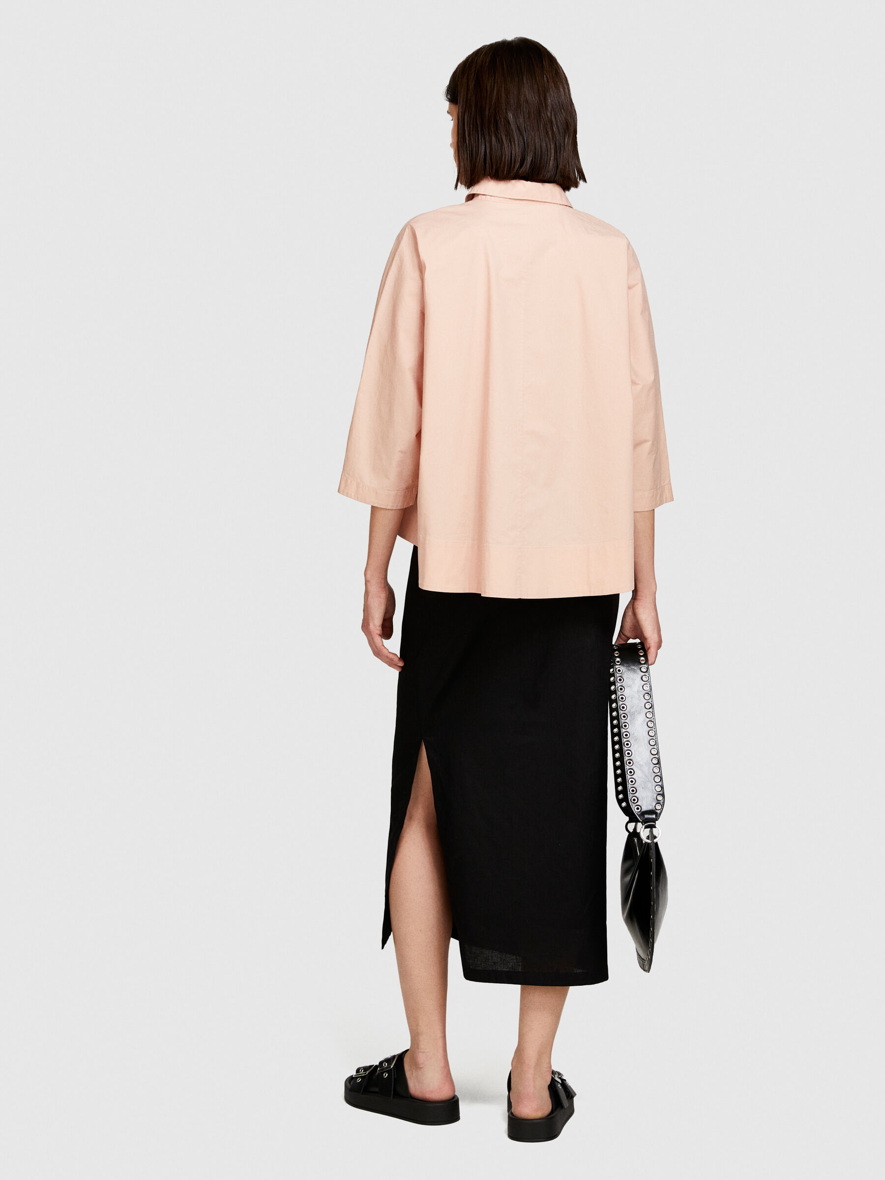 Shirt with kimono sleeves Women image number null