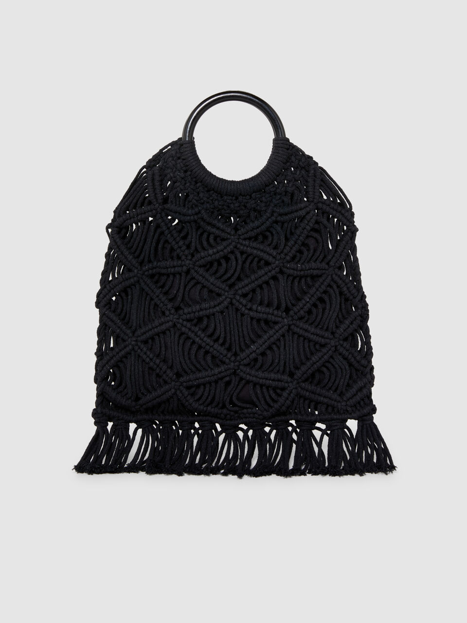 Crochet bag with fringe Women image number null