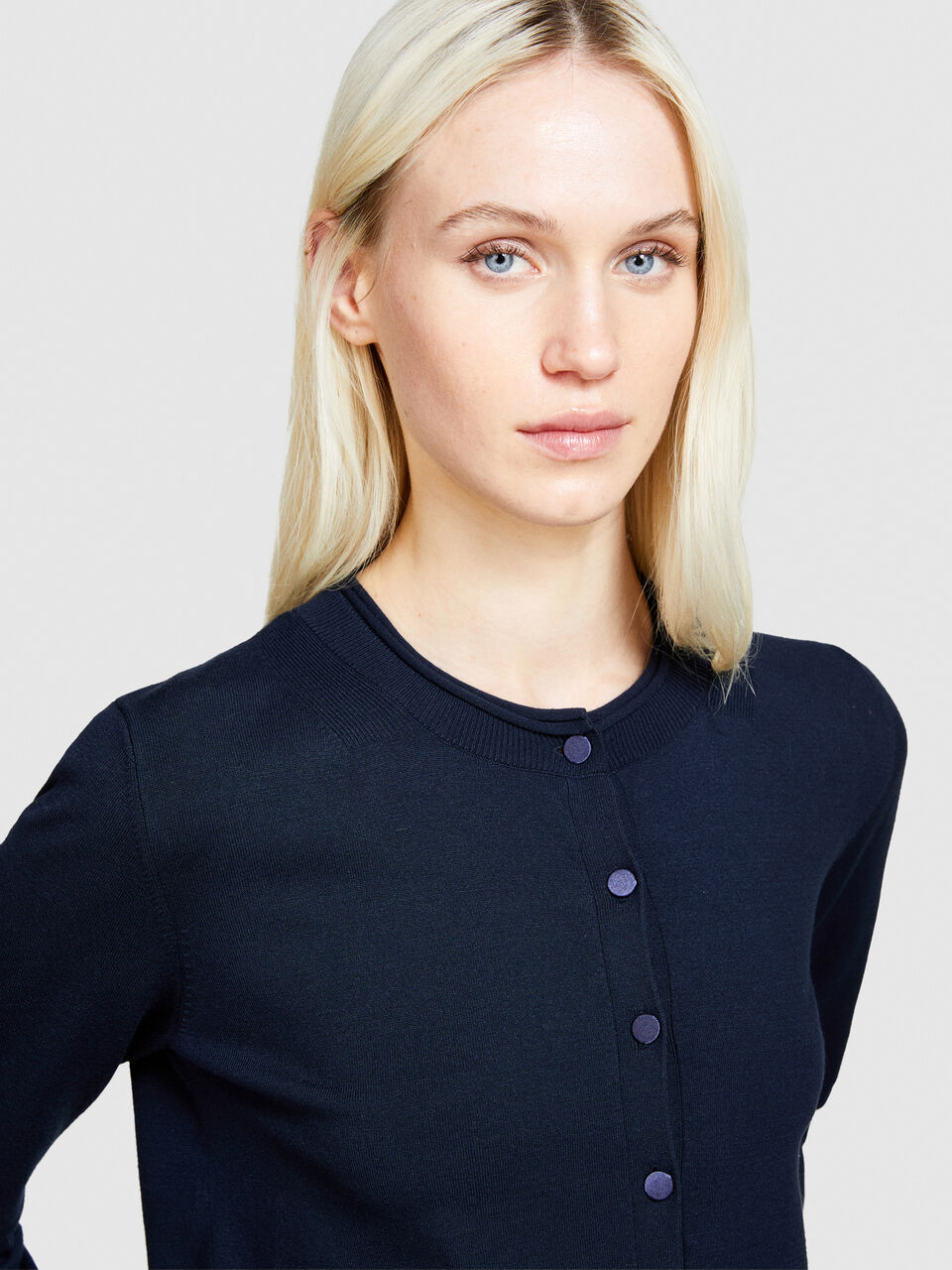 Regular fit cardigan Women image number null