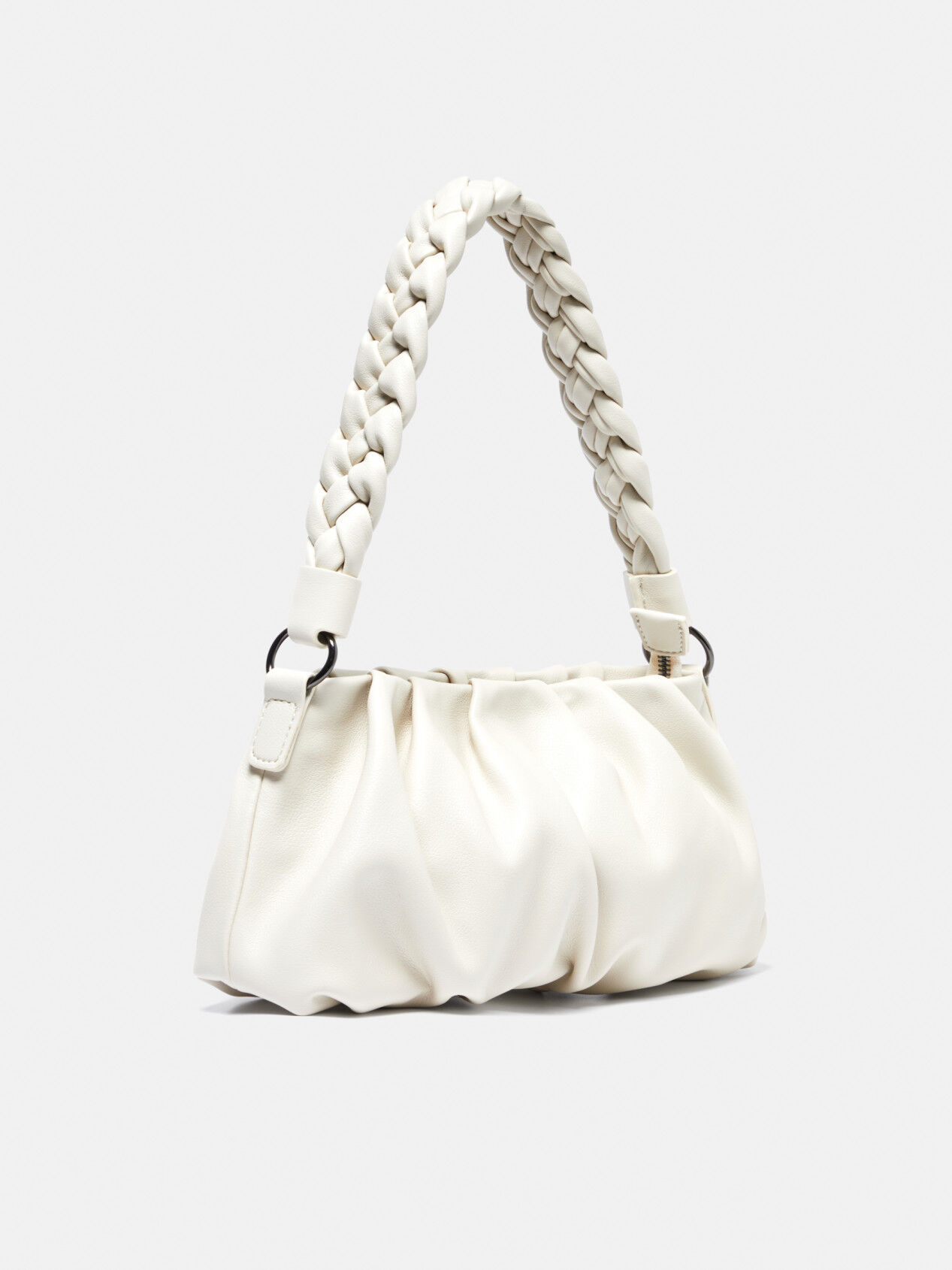 White deals baguette bag