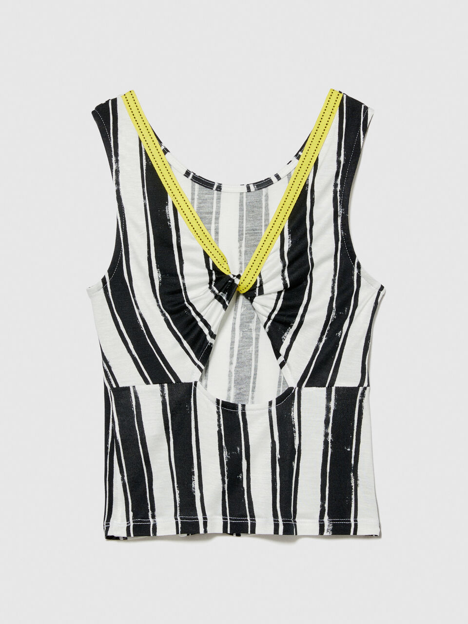 Printed top with crisscross Junior Girl image number null