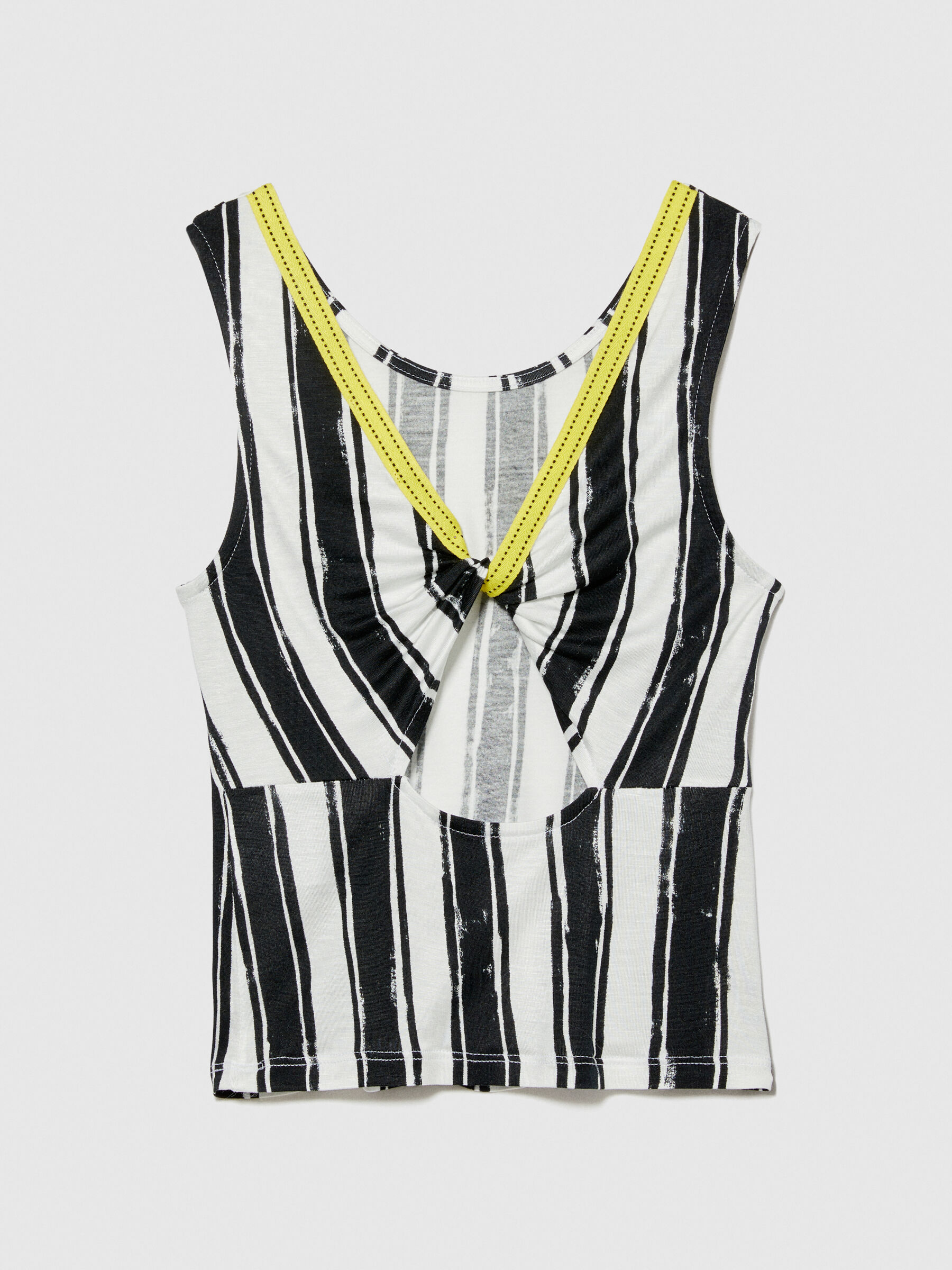 Printed top with crisscross Junior Girl image number null