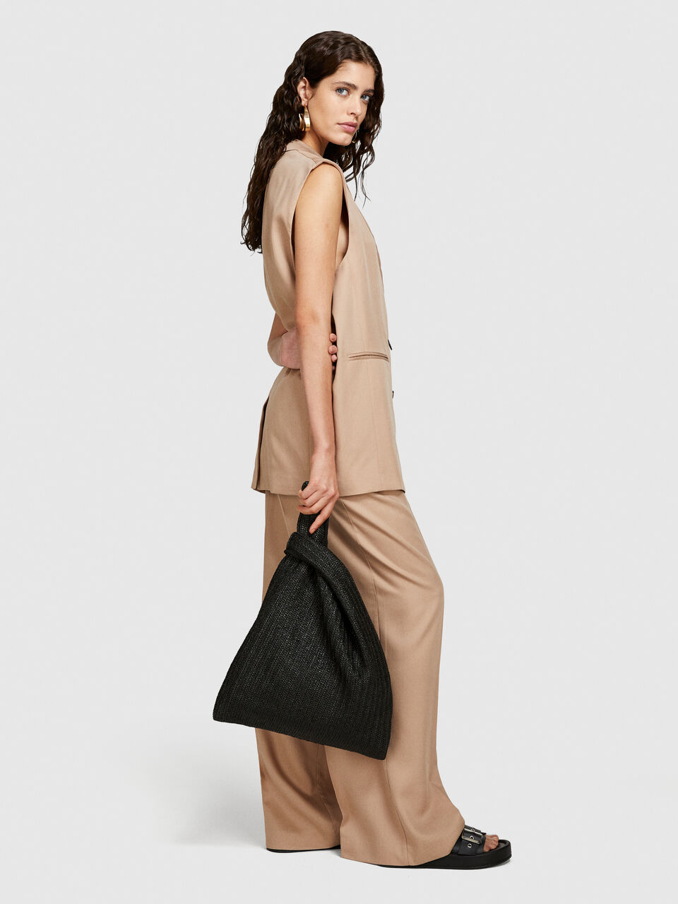 Double-breasted vest Women image number null