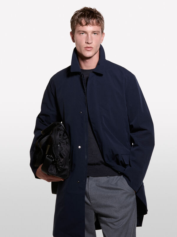 Padded trench coat - men's puffer jackets and coats | Sisley