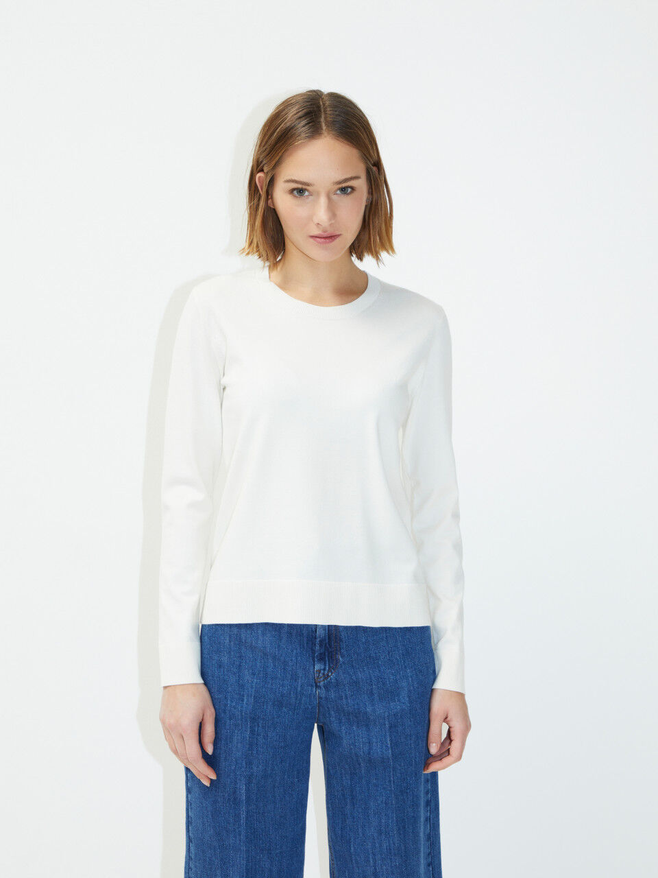 crew neck jumpers women's