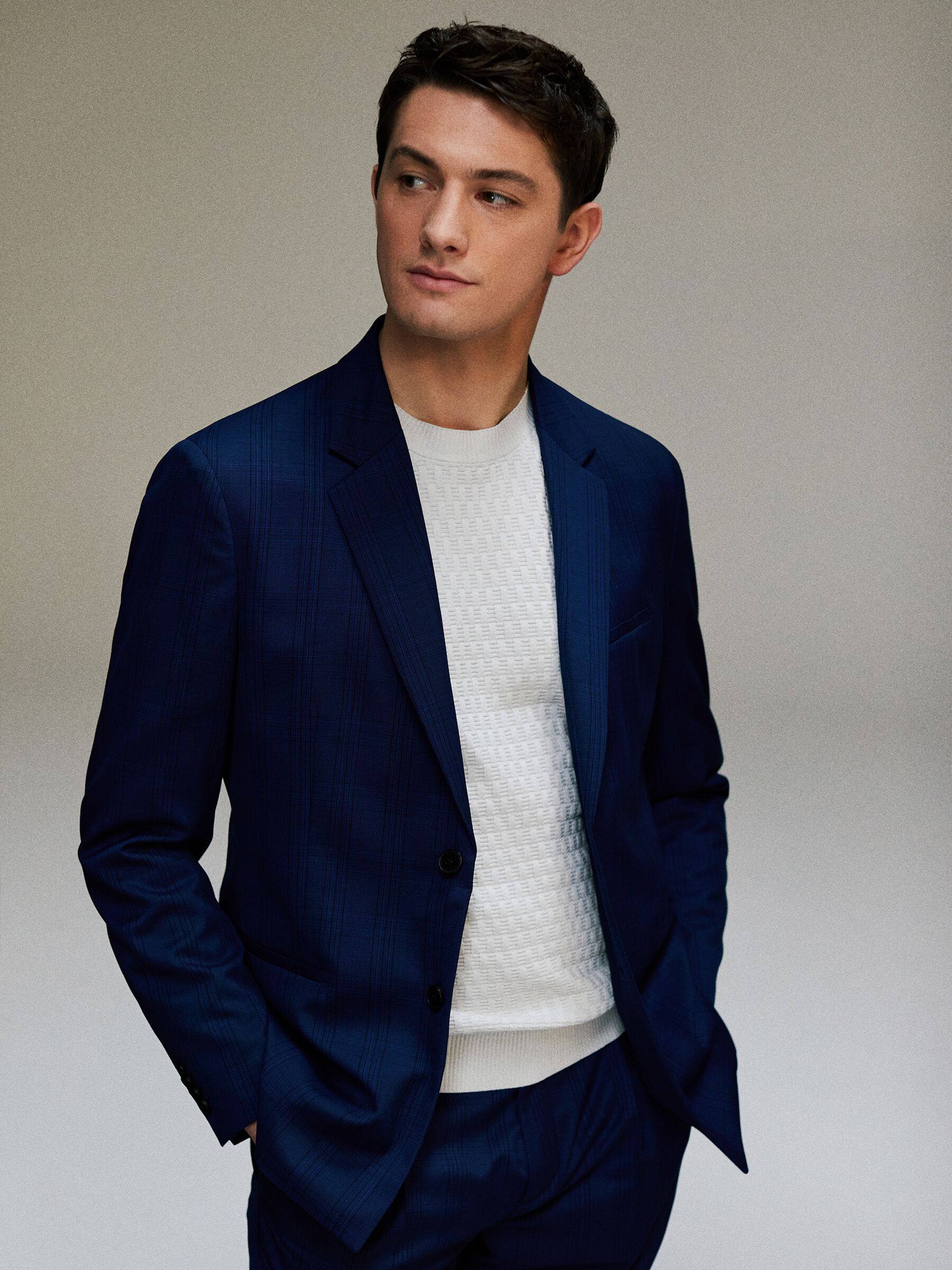 Single-breasted blazer Men image number null