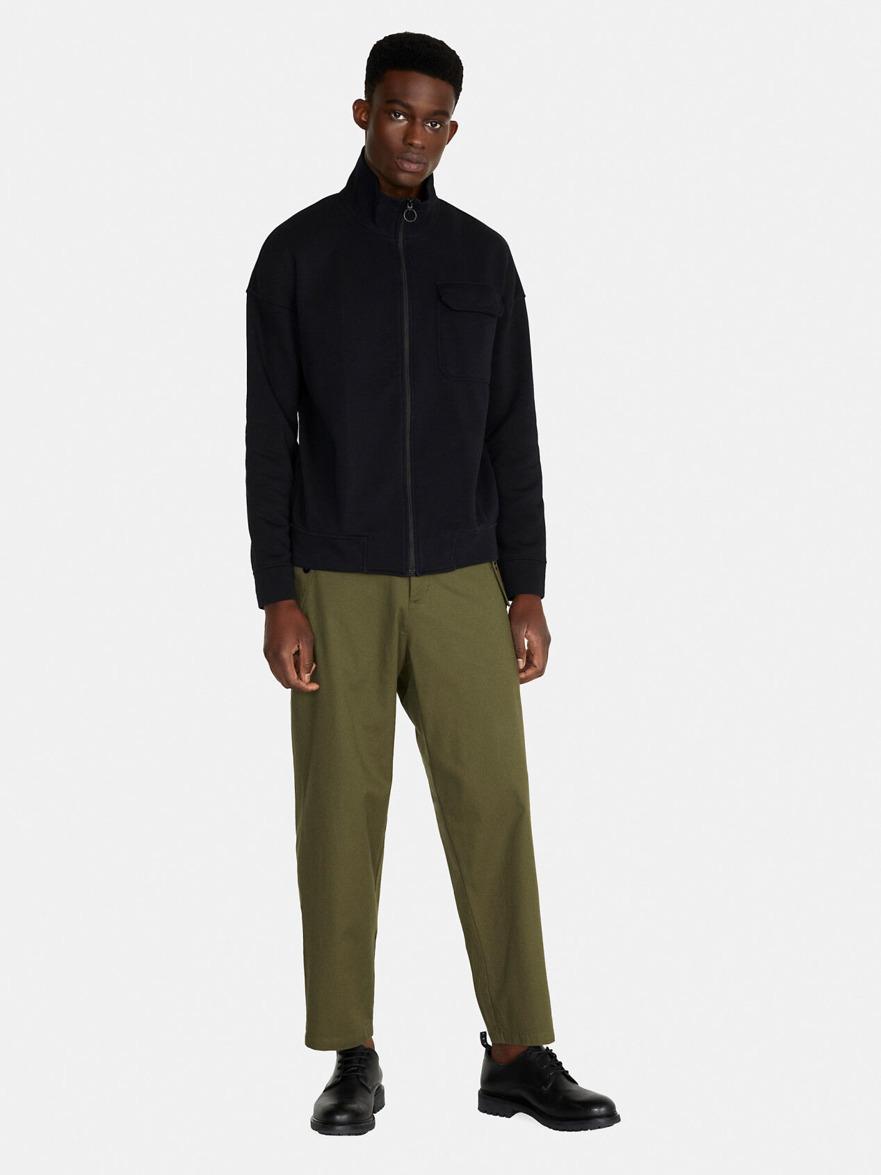 Oversized sweatshirt with pockets sales