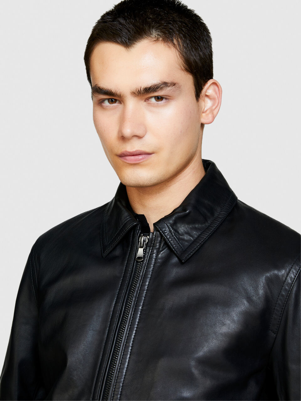 Leather jacket Men image number null
