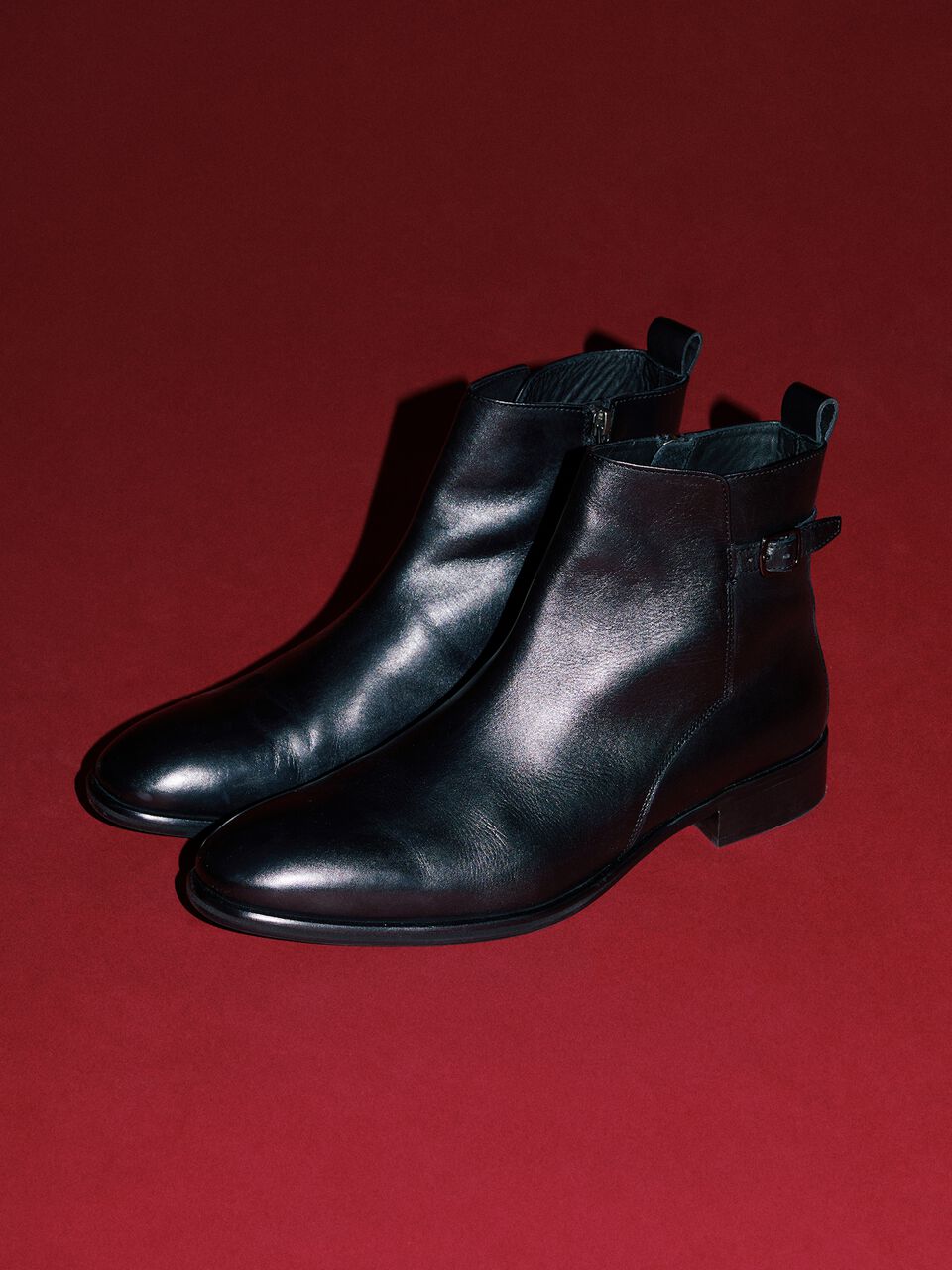 Leather ankle boots Men image number null