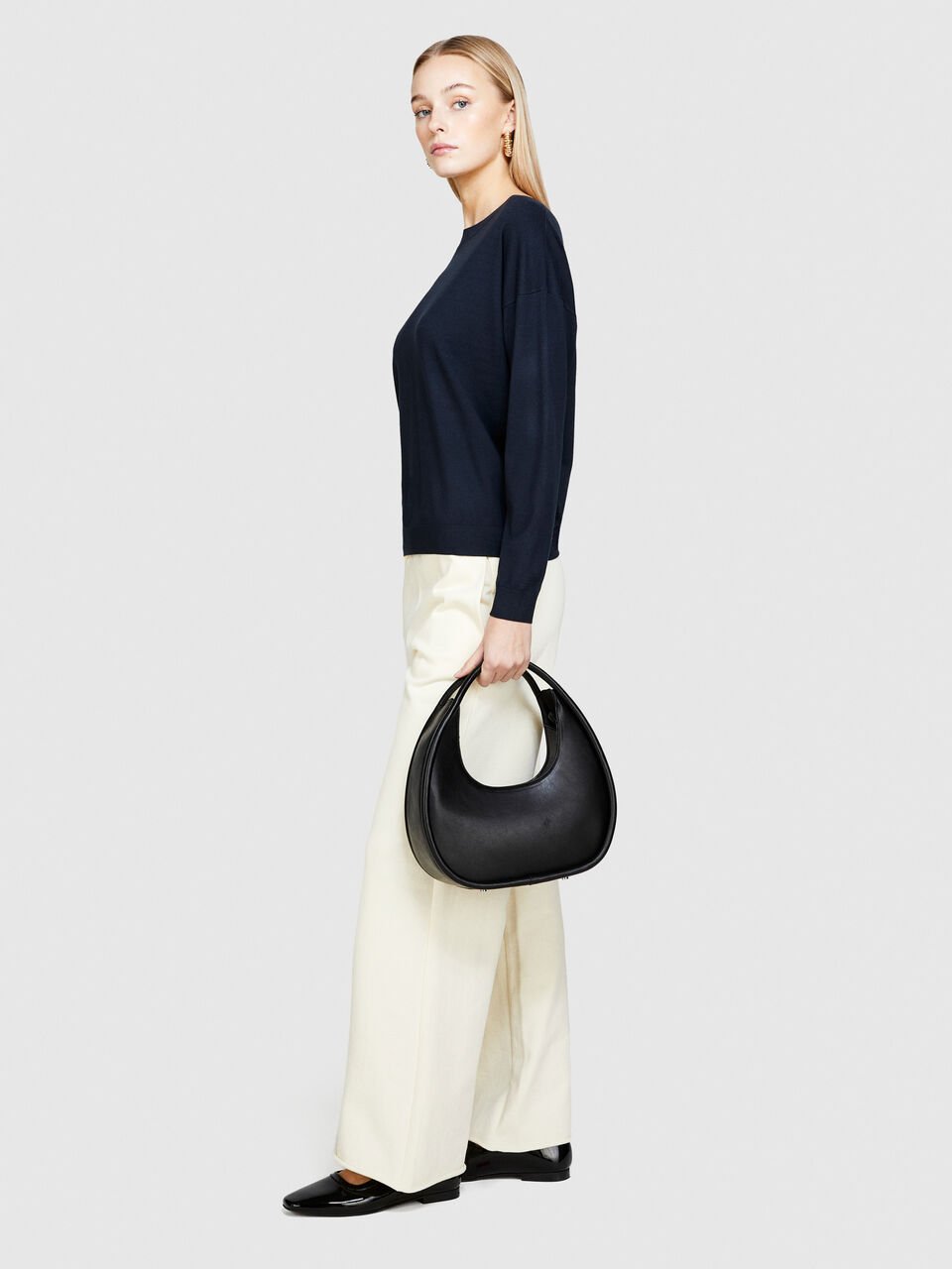 Boat neck sweater Women image number null