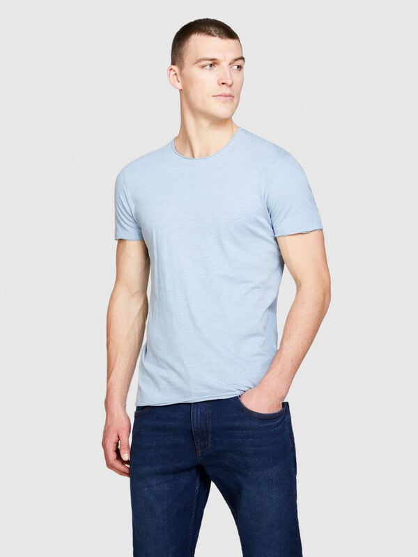 Raw cut t-shirt Raw cut t-shirt - men's short sleeve t-shirts | Sisley