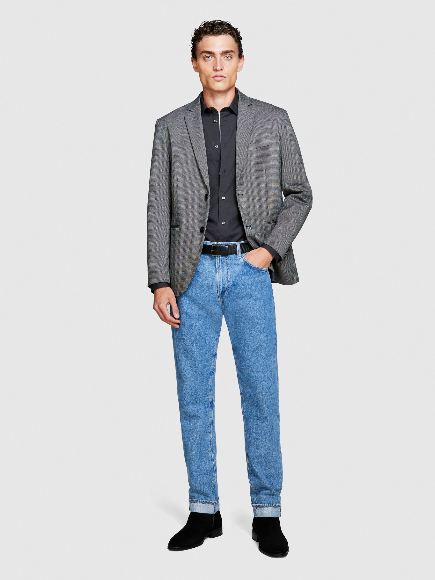 Camicia sisley shop slim fit