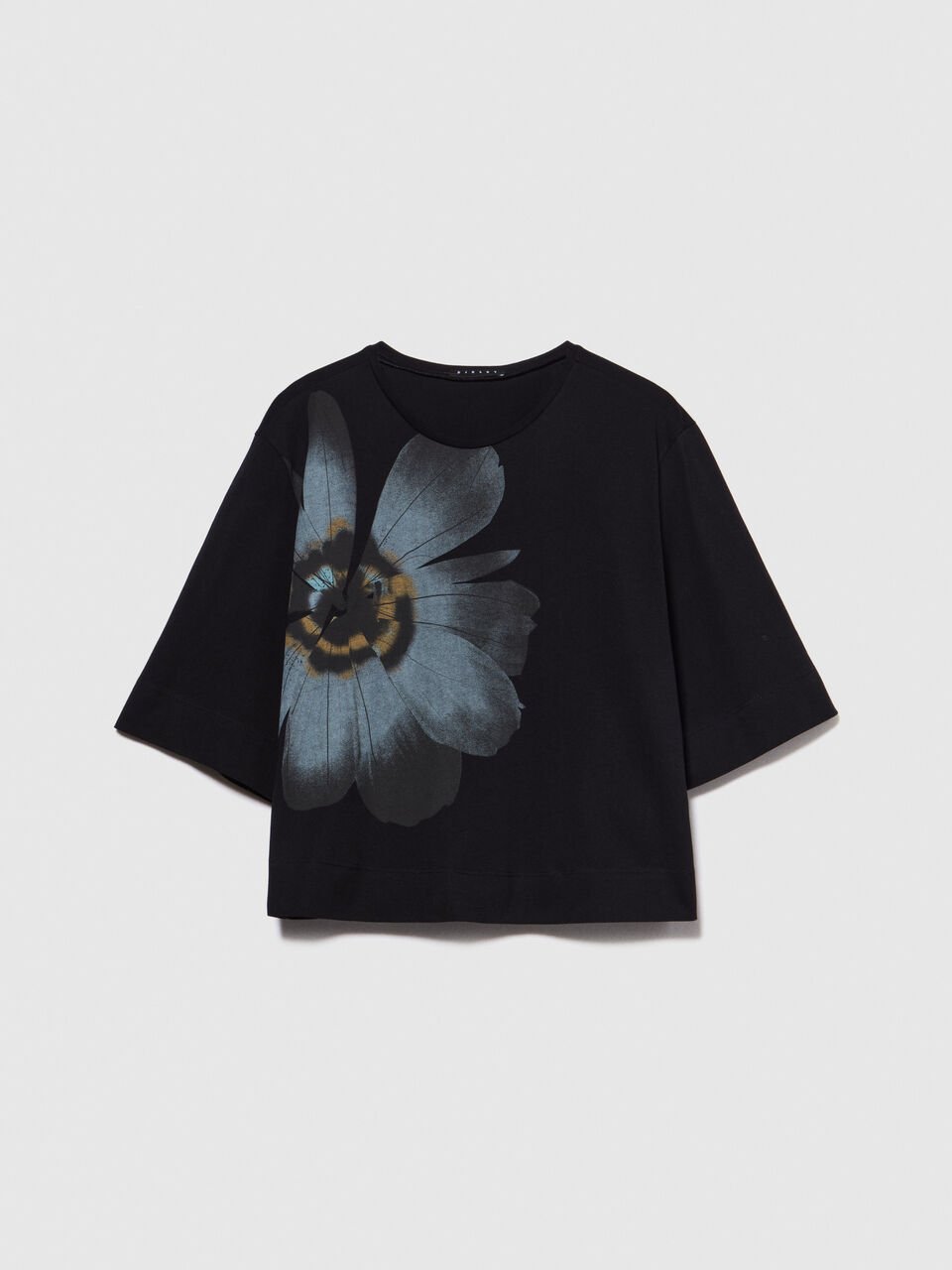 Organic cotton t-shirt with print Women image number null