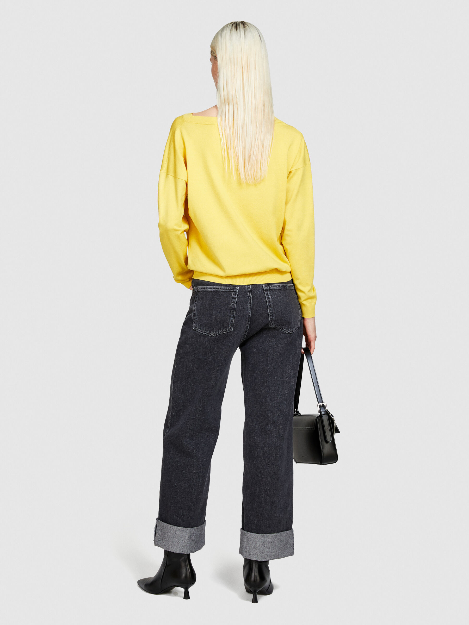 Boat neck sweater Women image number null