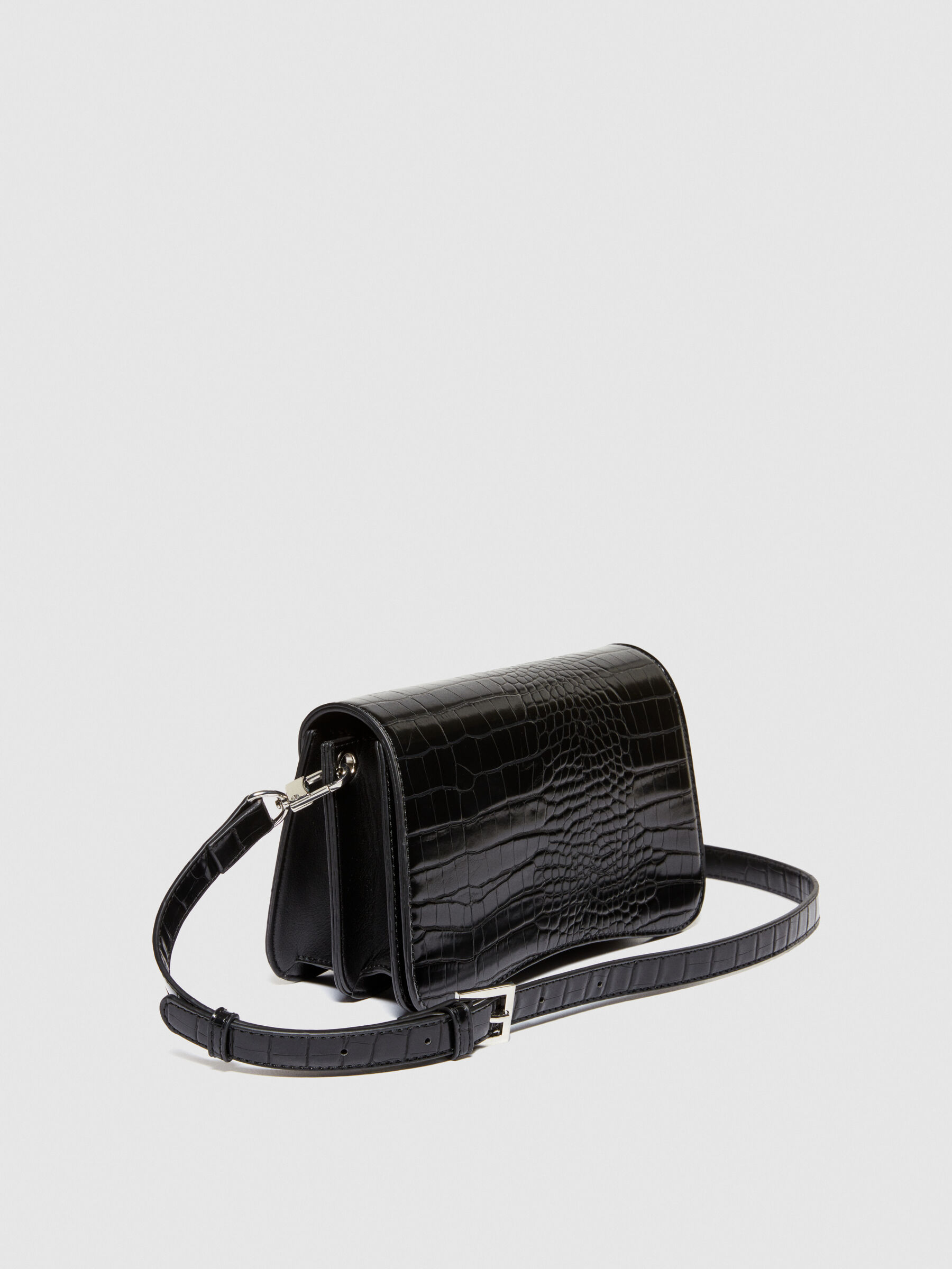 Croc print cross body bag 2025
