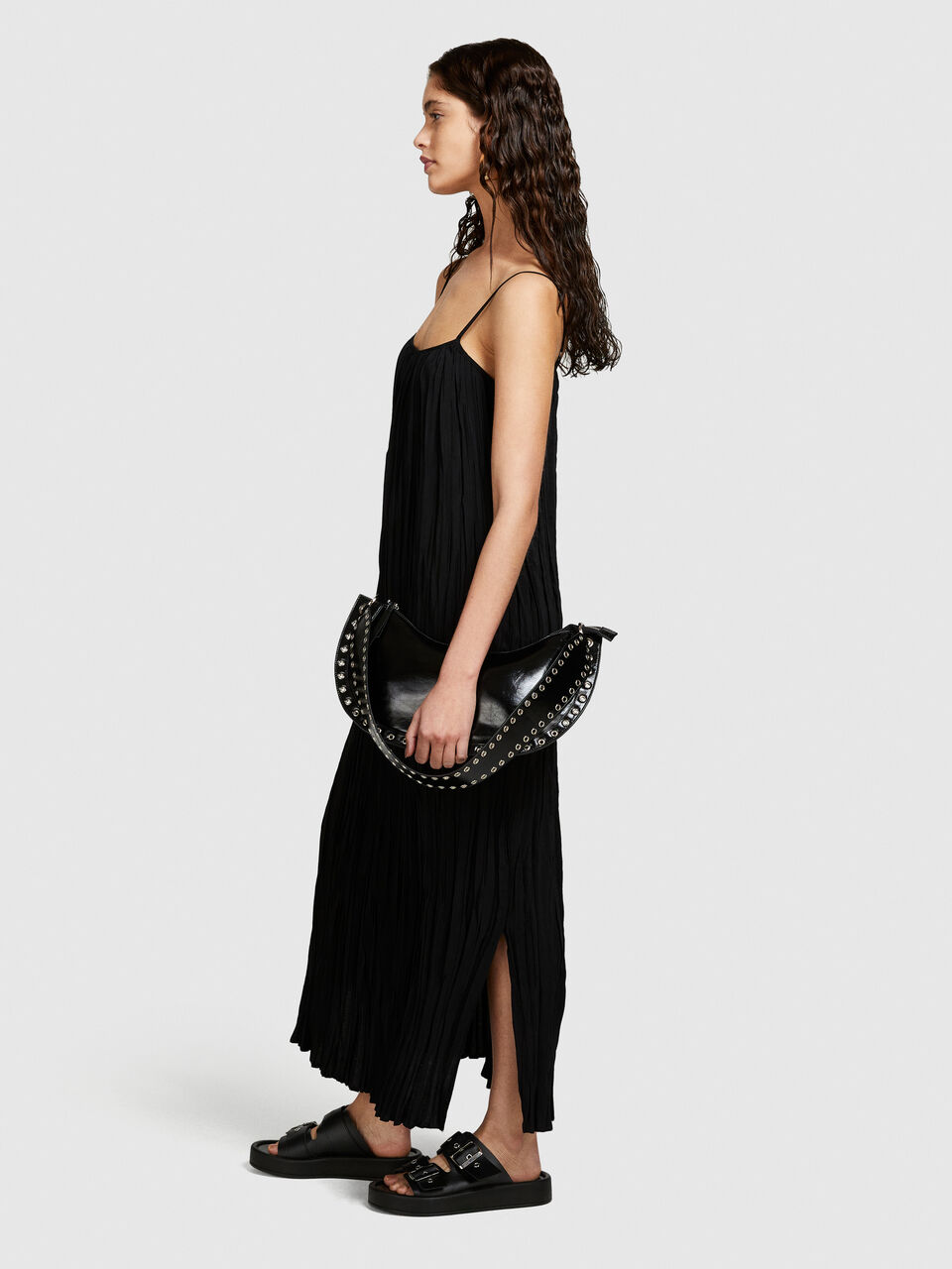 Pleated dress Women image number null