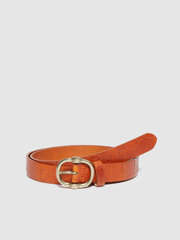 Leather belt - Women | Sisley