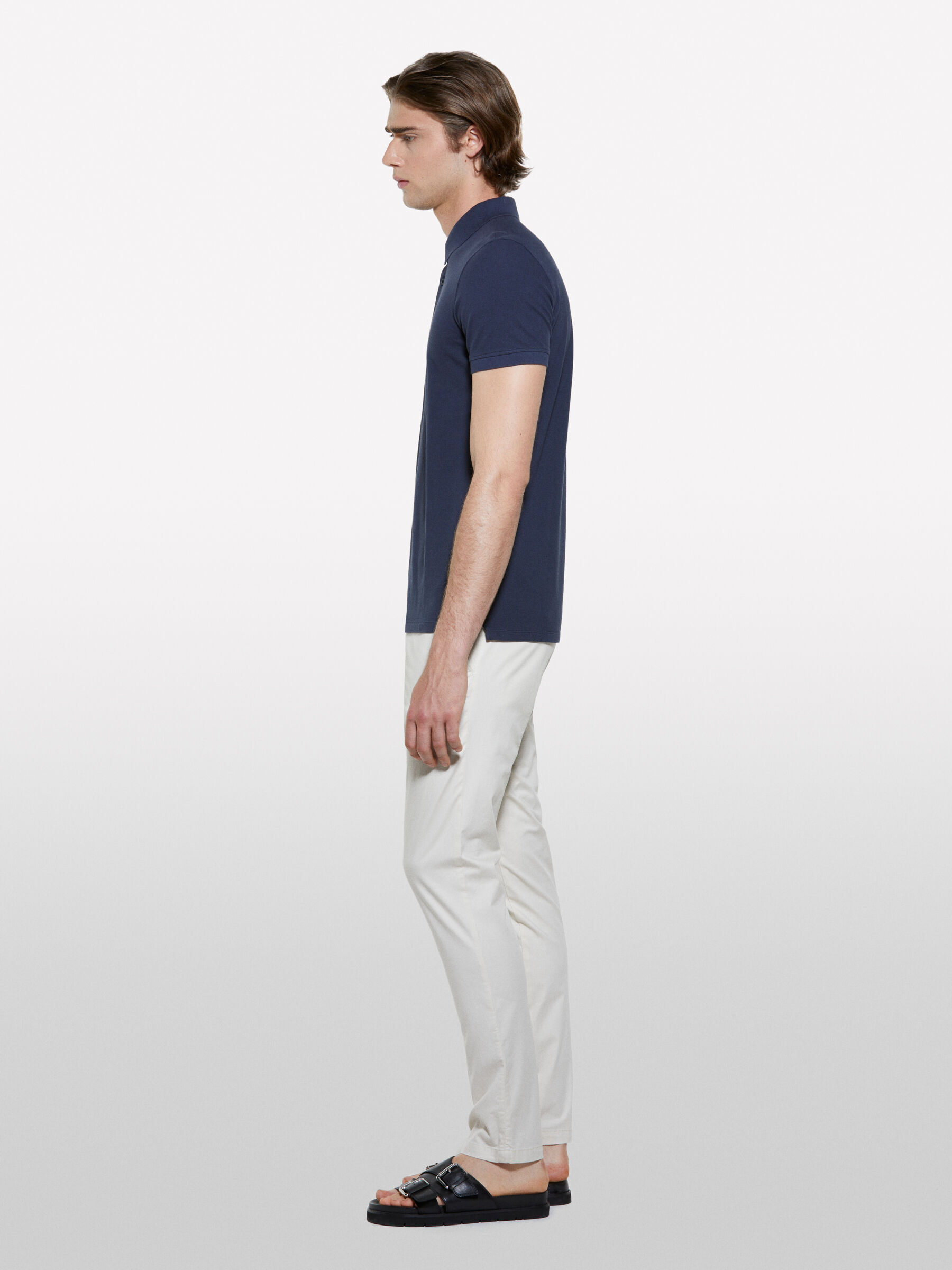 Gypsohila Stylish Chino Pants/White 36