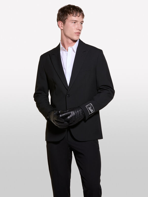 Black single-breasted blazer - men's blazers | Sisley