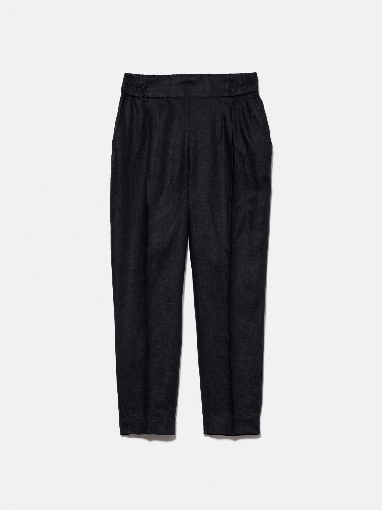 Black linen joggers 2025