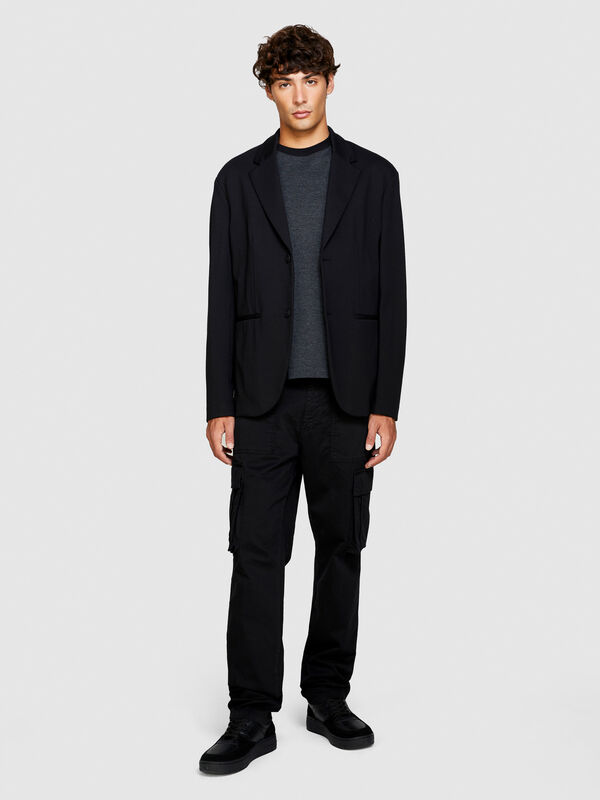 Relaxed fit cargo trousers - men's cargo trousers | Sisley