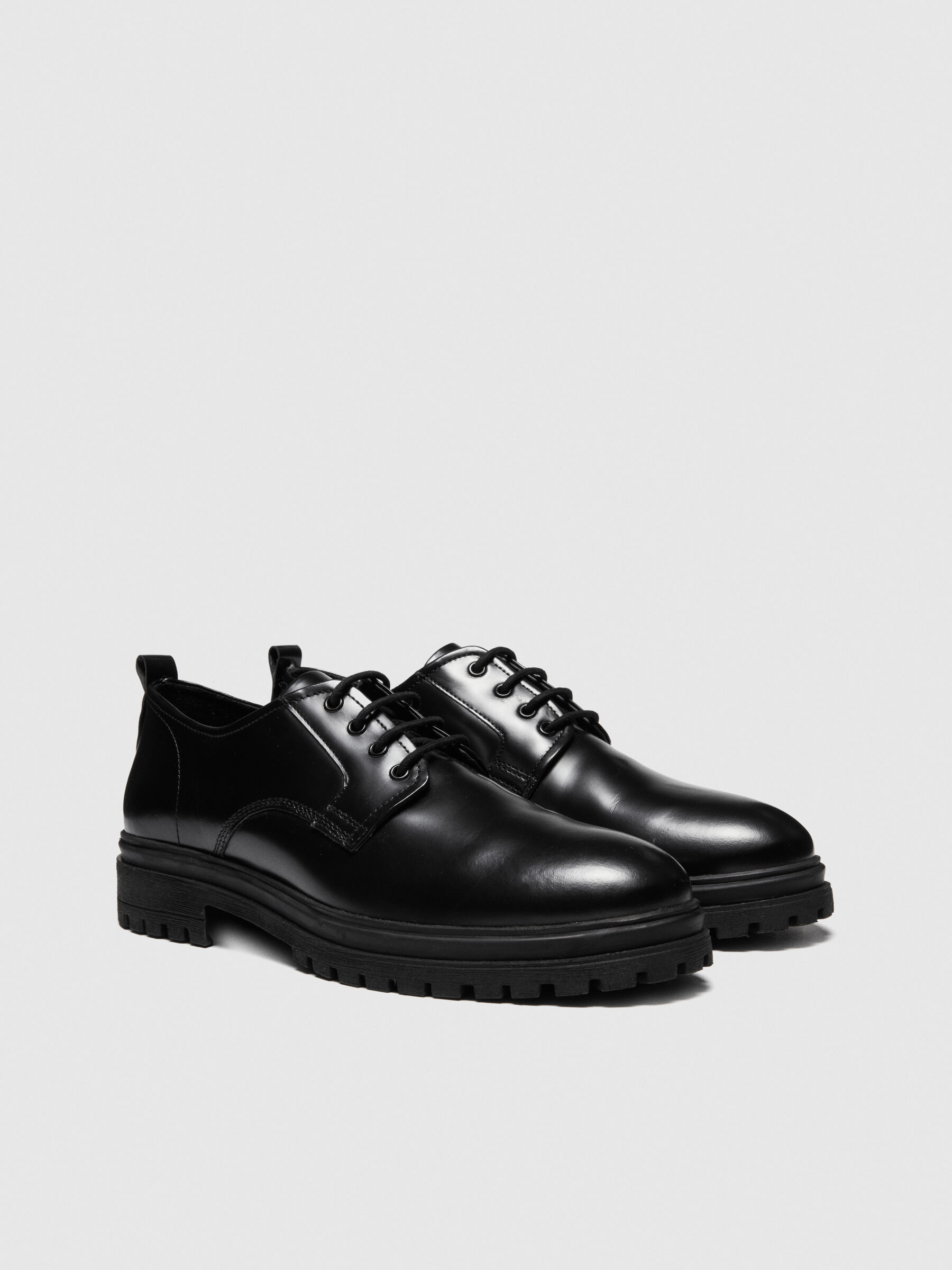 Lace Up Formal Dress Mens Real Leather Shoes Wedding