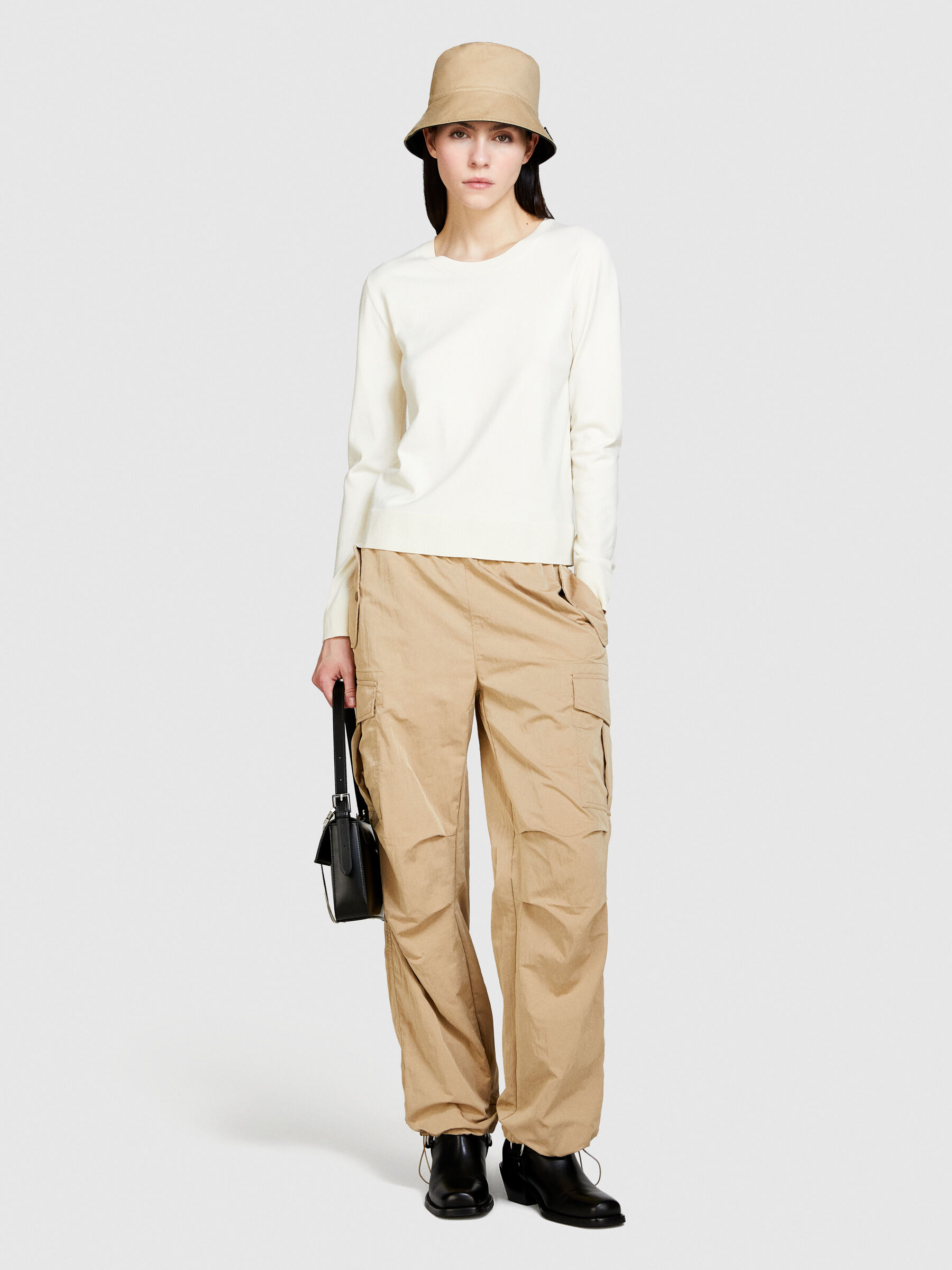 Solid colored sweater Women image number null