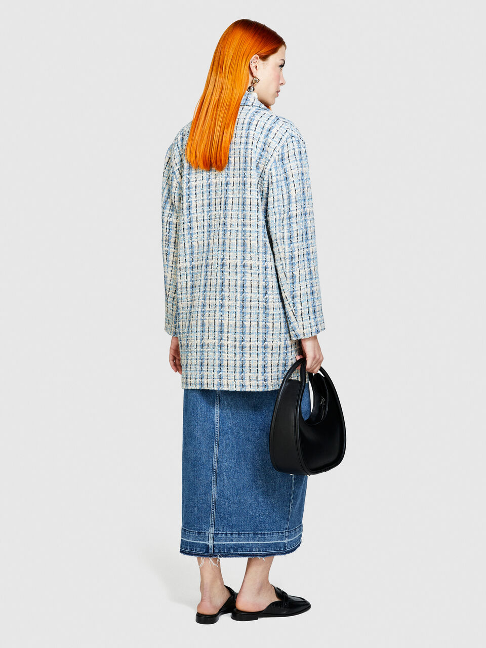 Yarn dyed bouclè jacket Women image number null