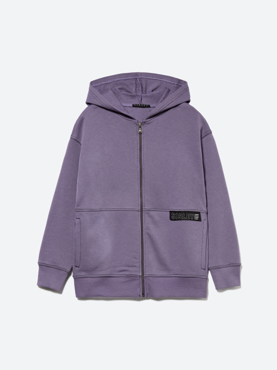 Hoodie with logo label