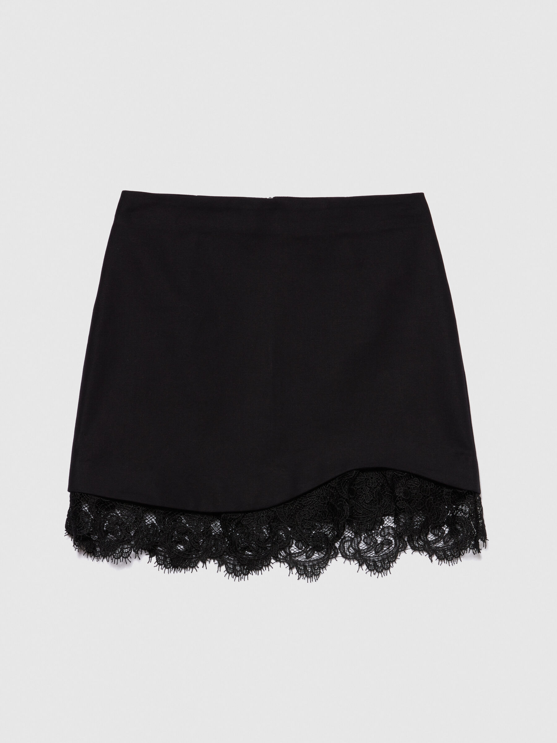 Mini skirt with lace Women image number null