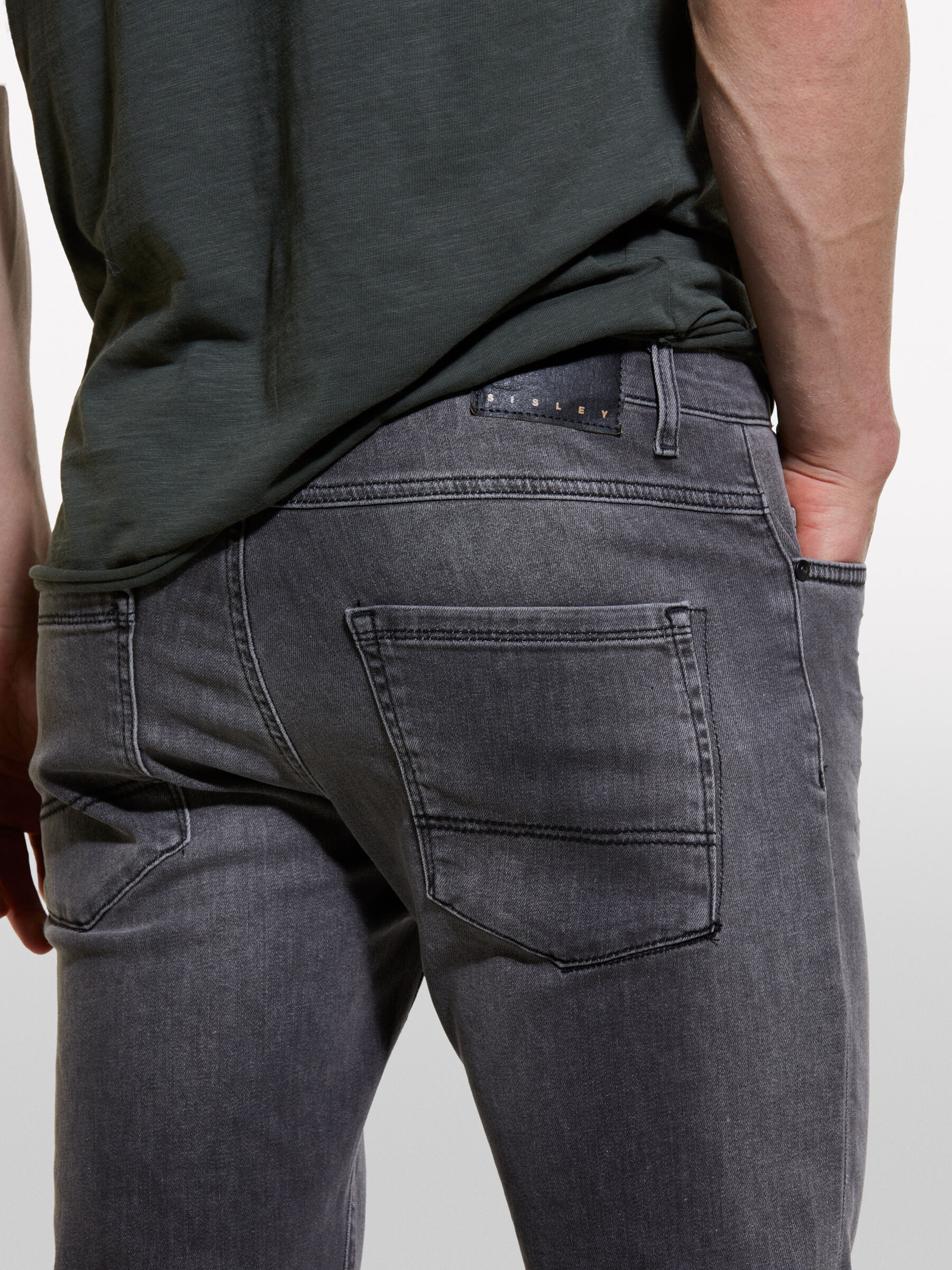 Dark gray skinny fit Helsinki jeans Dark Gray Sisley