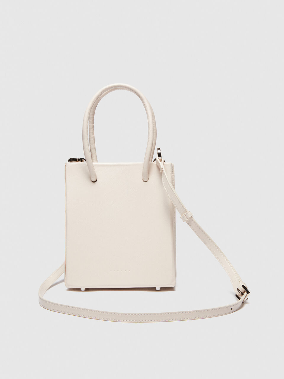 Mini tote bag with shoulder strap Women image number null