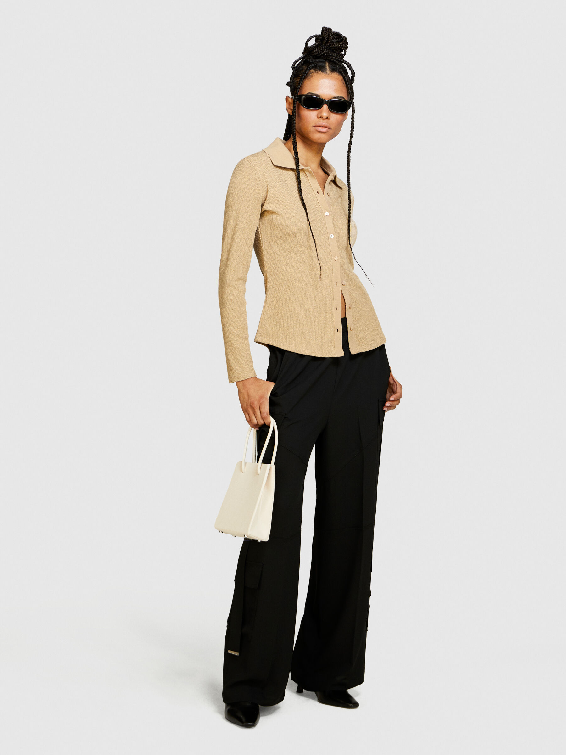 Ribbed shirt Women image number null