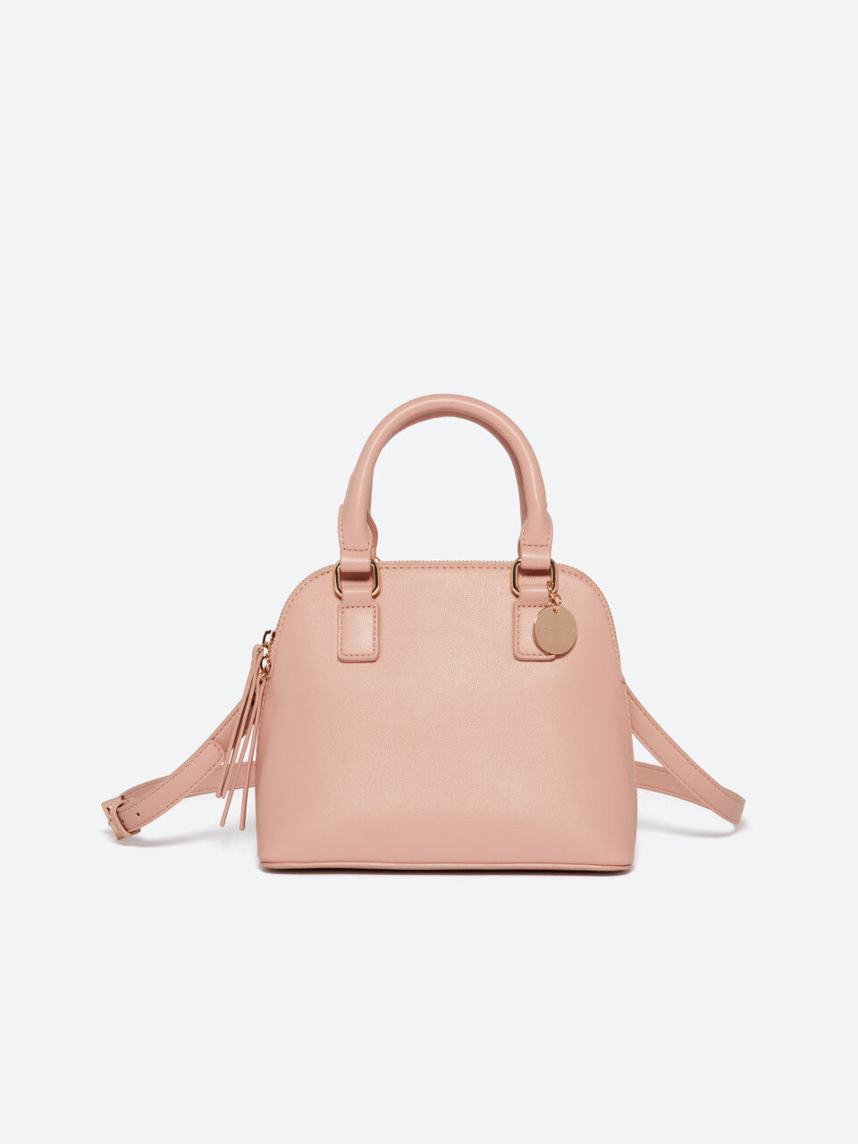 Colored bag with crossbody strap