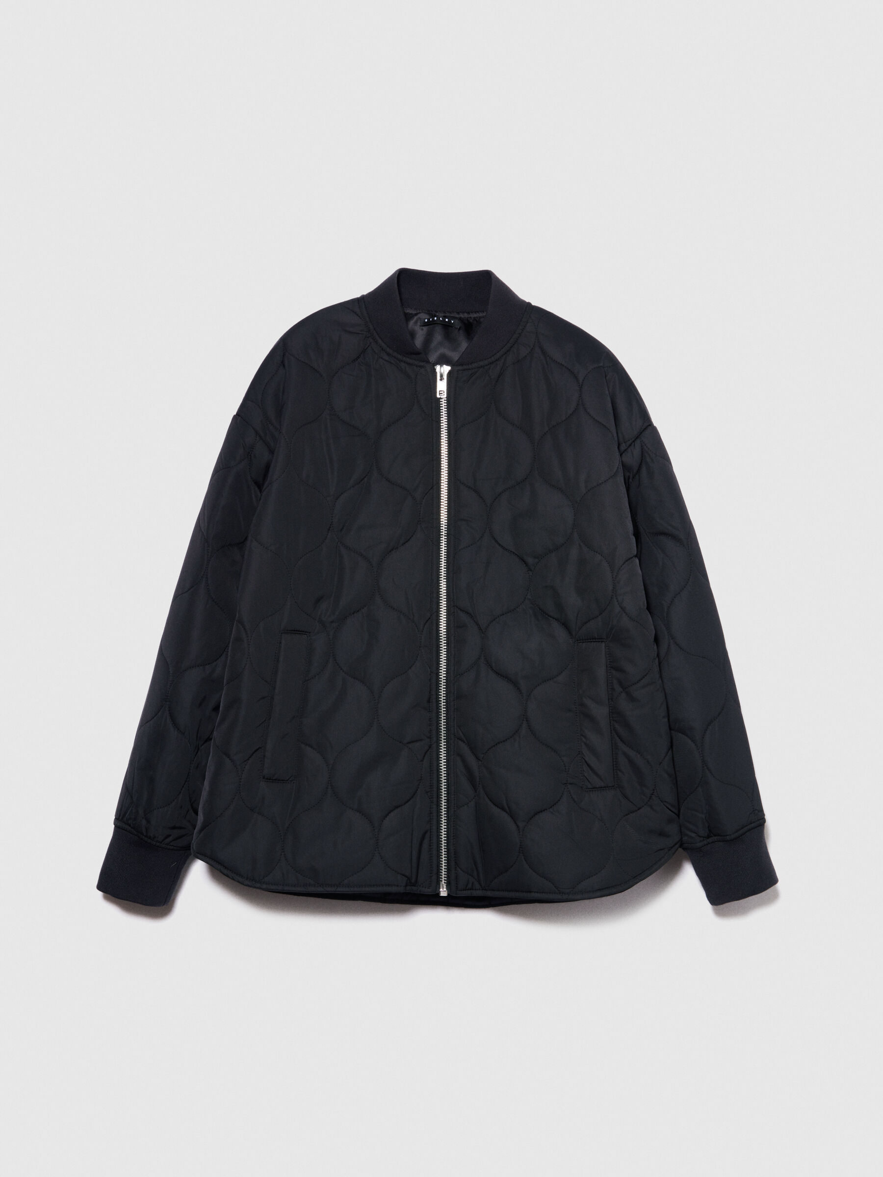 Oversized fit padded bomber jacket Women image number null