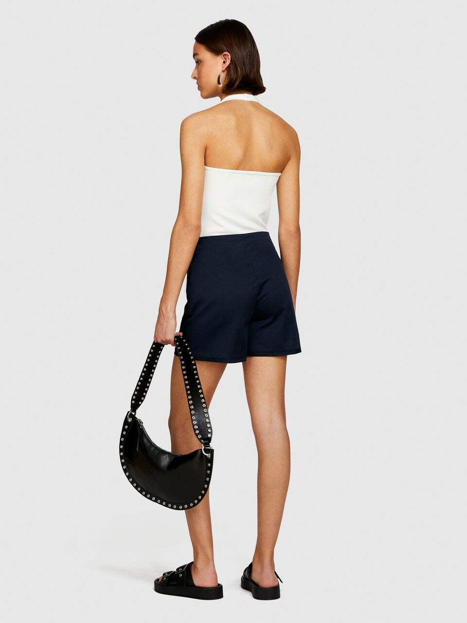 Regular fit shorts Women image number null