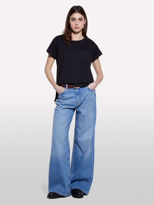 Light Style 72 wide fit jeans - women's palazzo jeans | Sisley