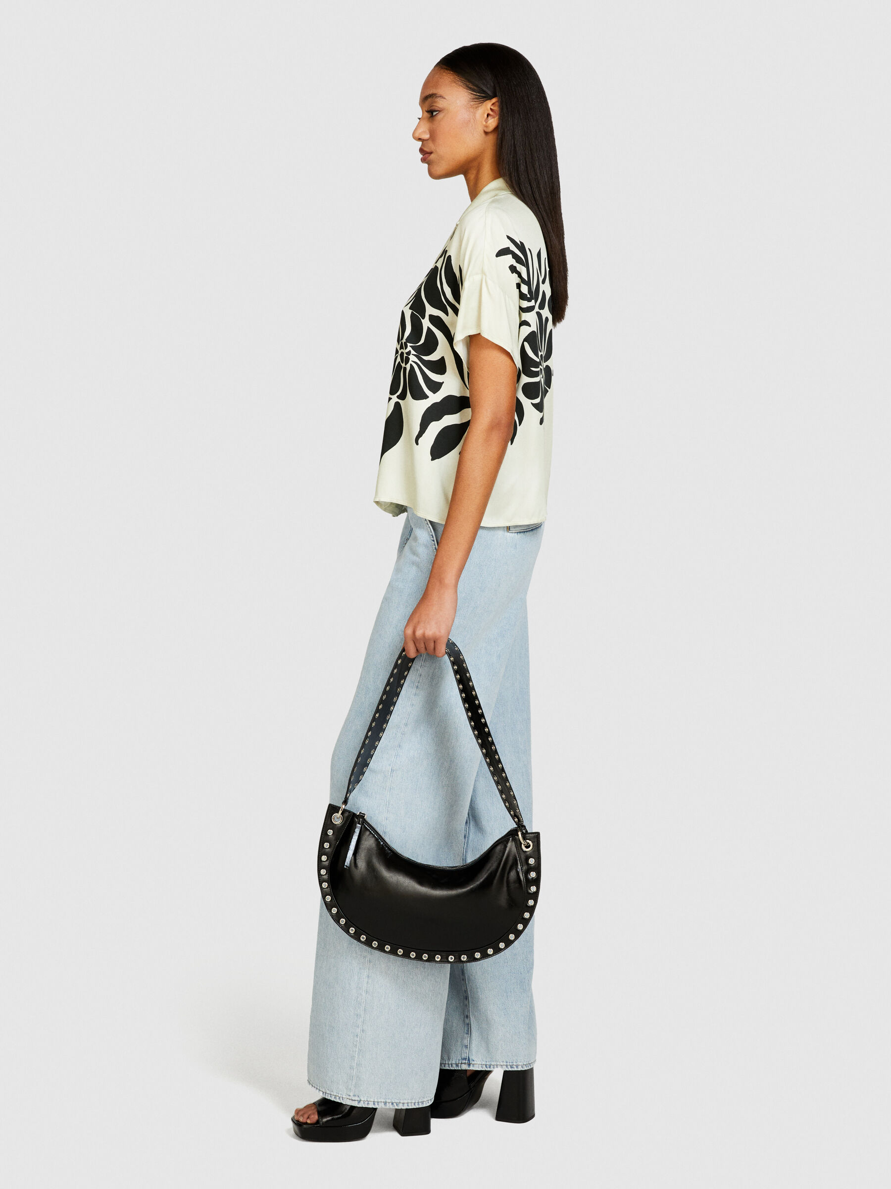 Short sleeve printed shirt Women image number null