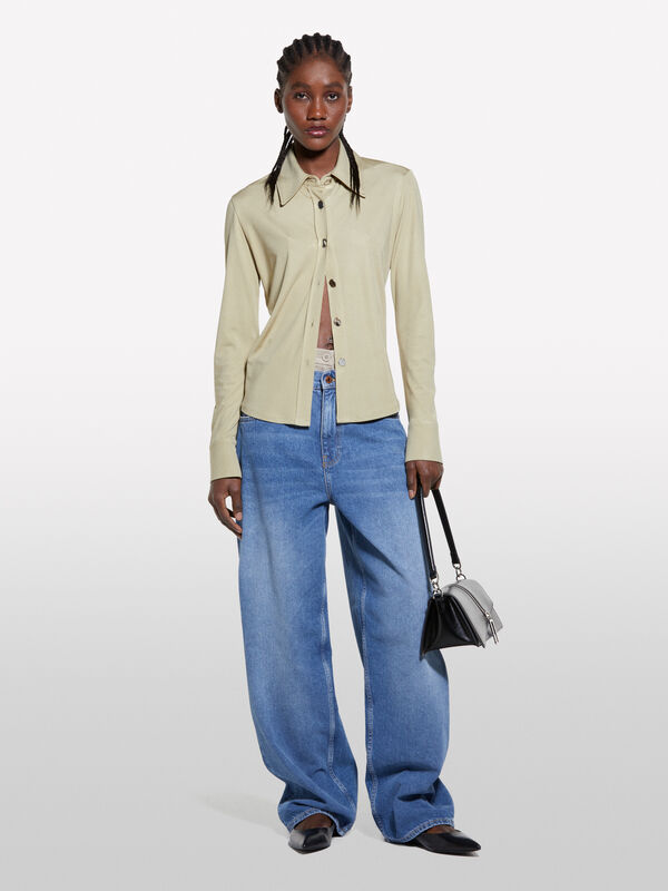 Military green shirt - women's shirts | Sisley