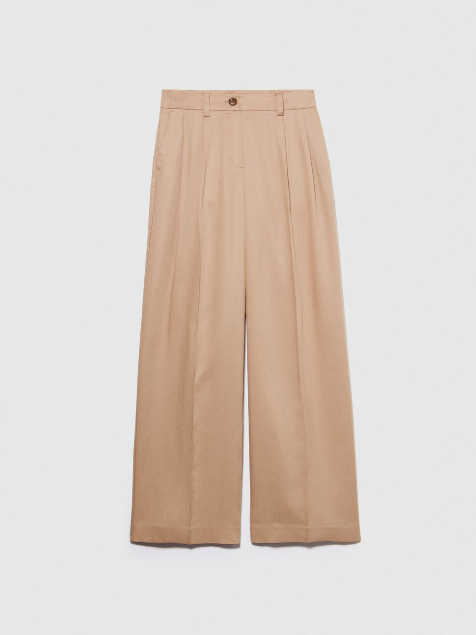 Low-waisted flare trousers Women image number null