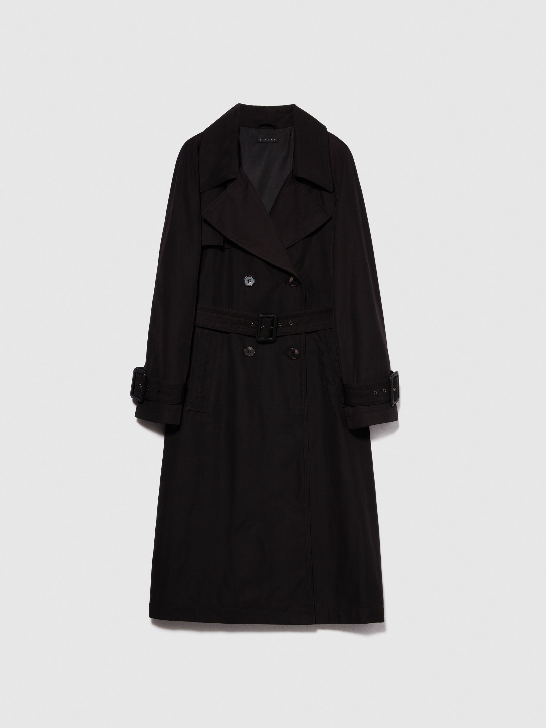 Glossy trench coat online