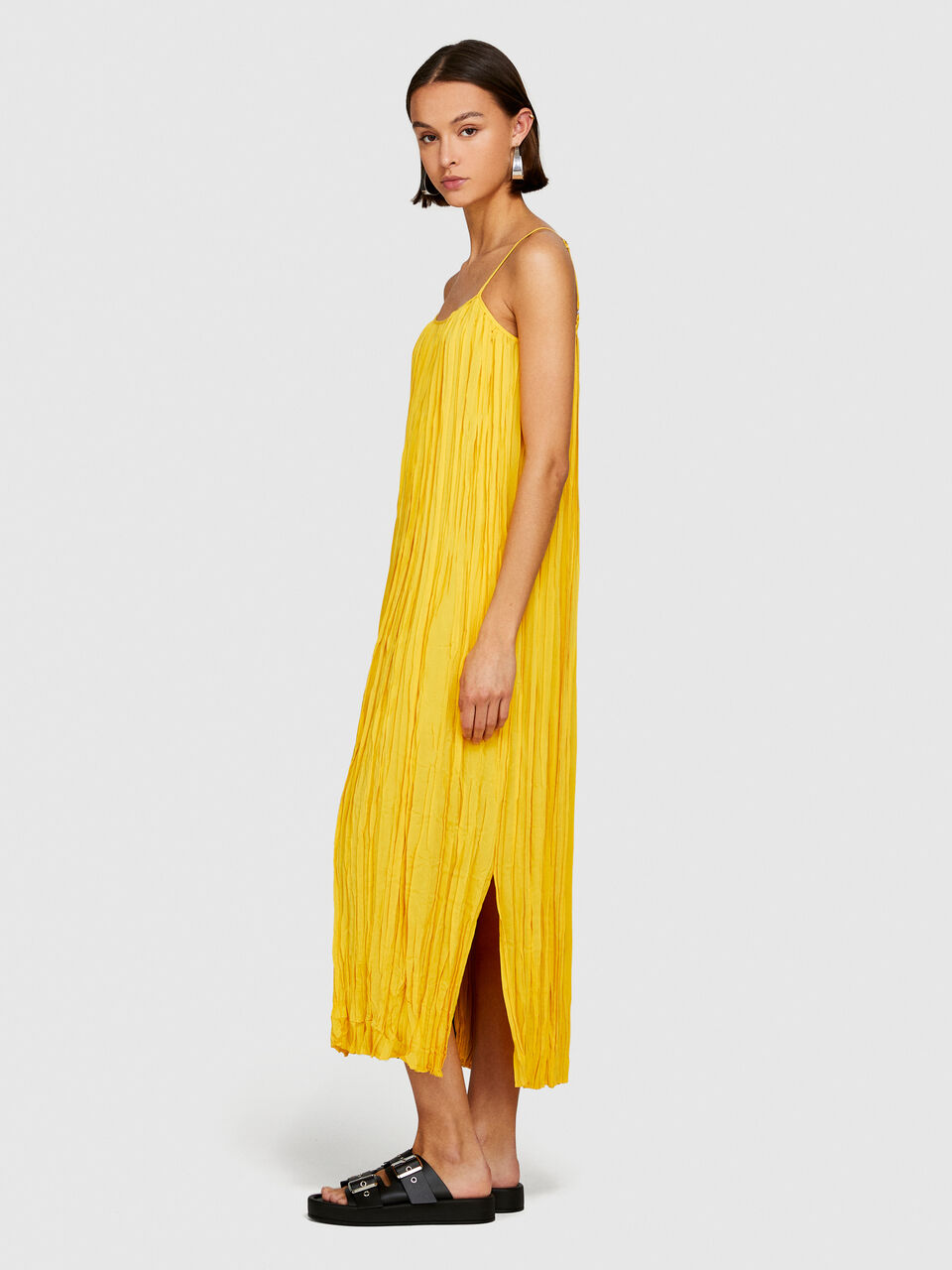 Pleated dress Women image number null