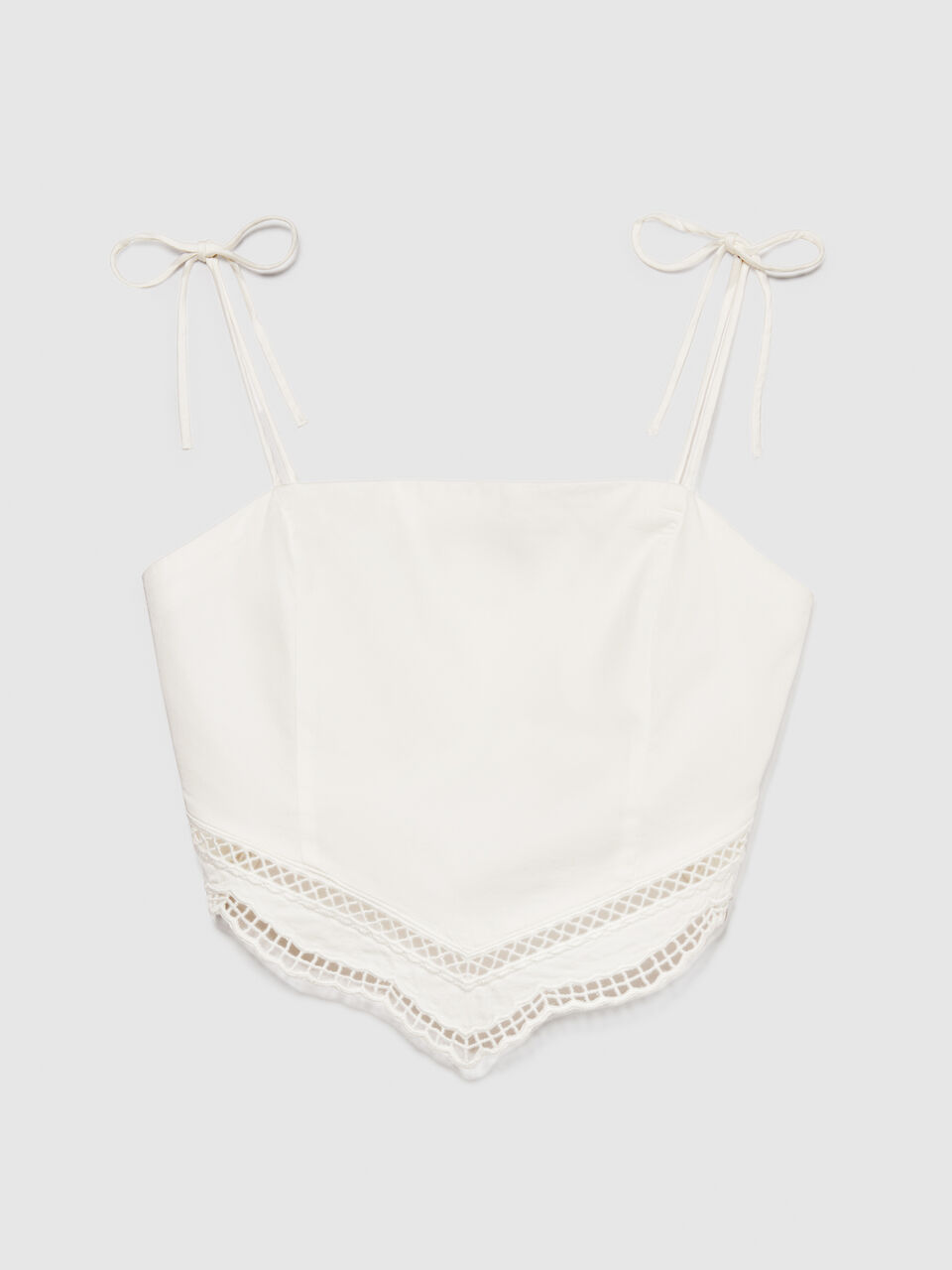 Satin top with embroidery Women image number null