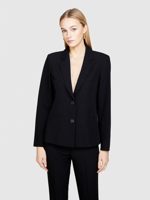 Slim fit blazer - women's blazers | Sisley