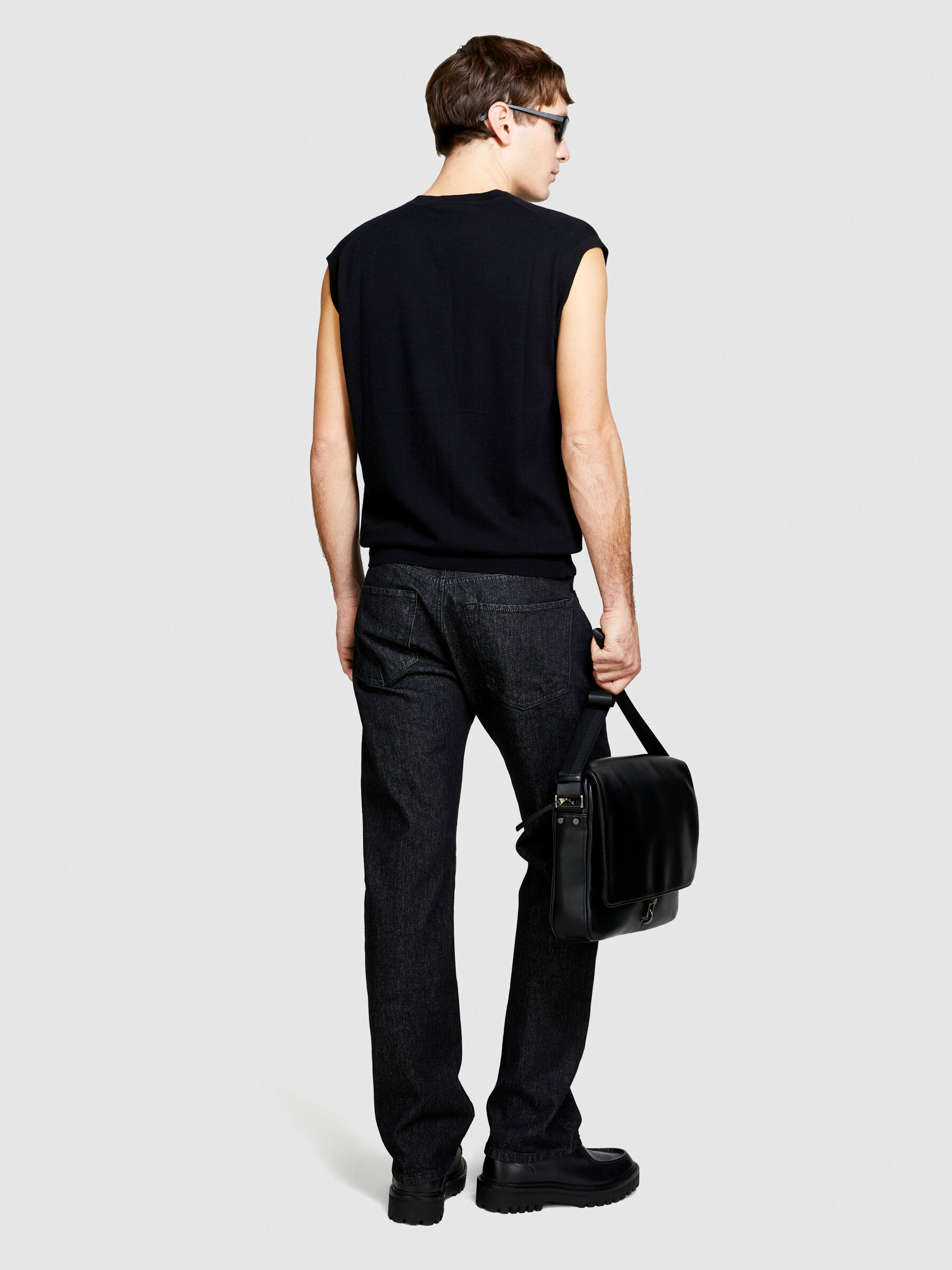 サブレーションズ FURROW KNIT VEST .11【BLACK】 Sublations ベスト