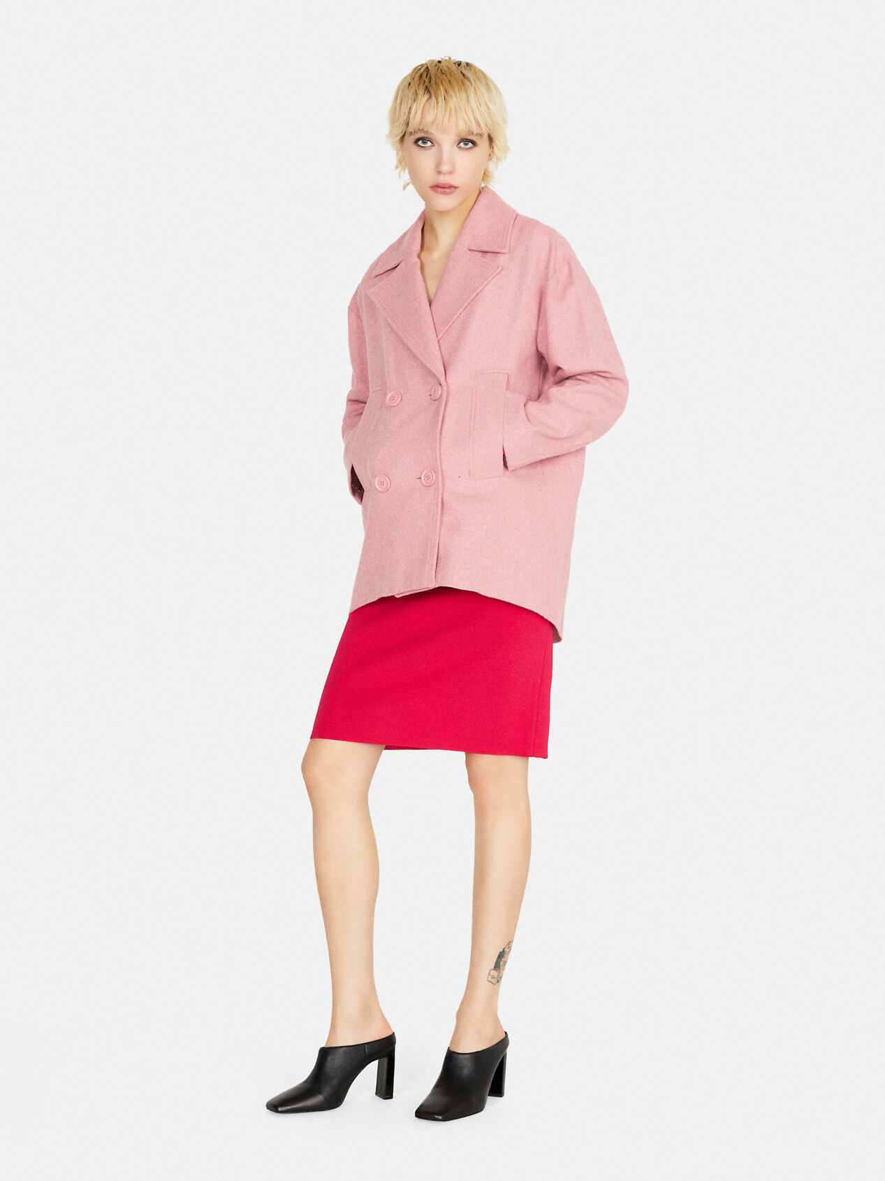 Cos store pink coat