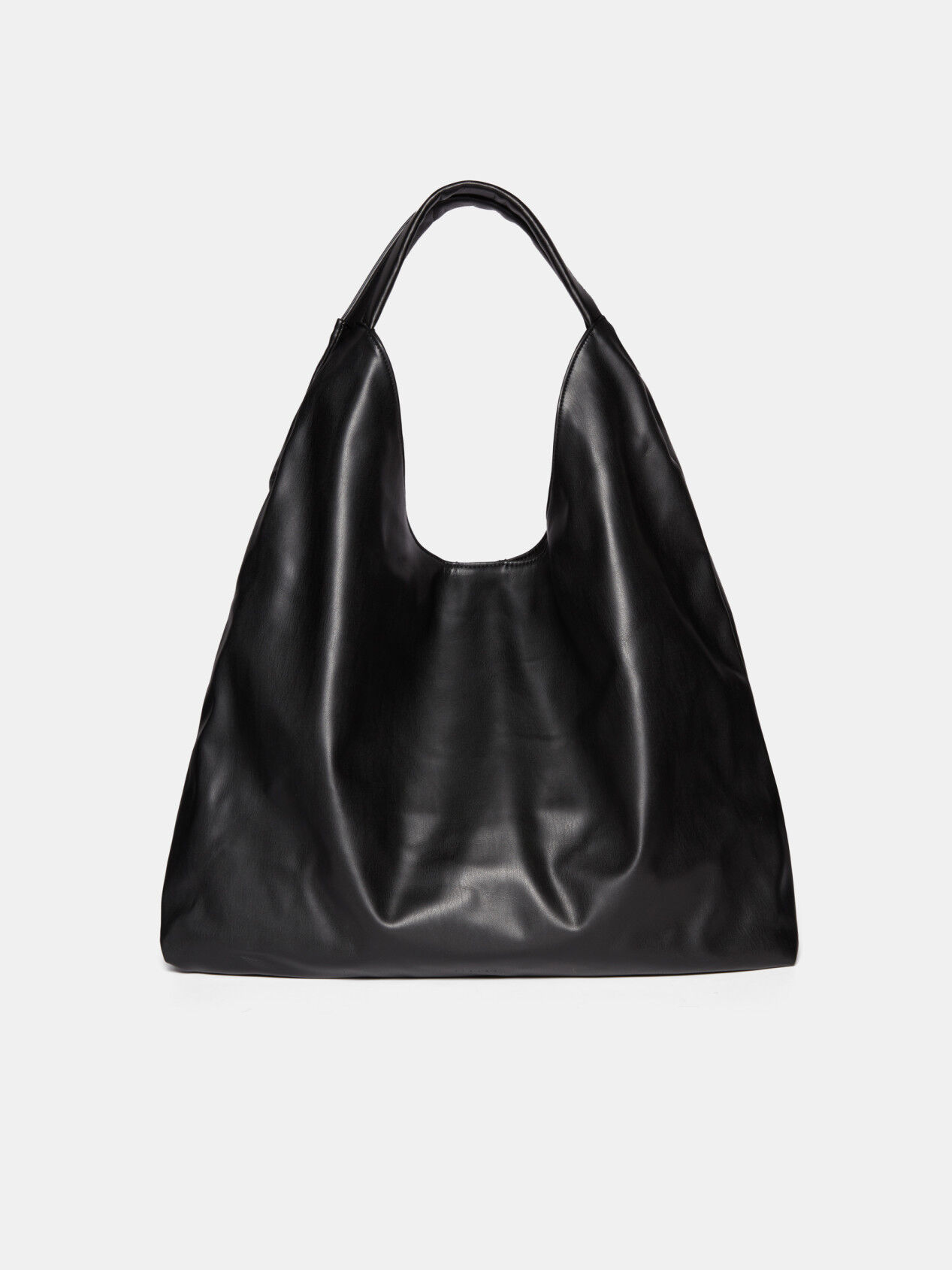 Duffle bag with clutch, Black - Sisley