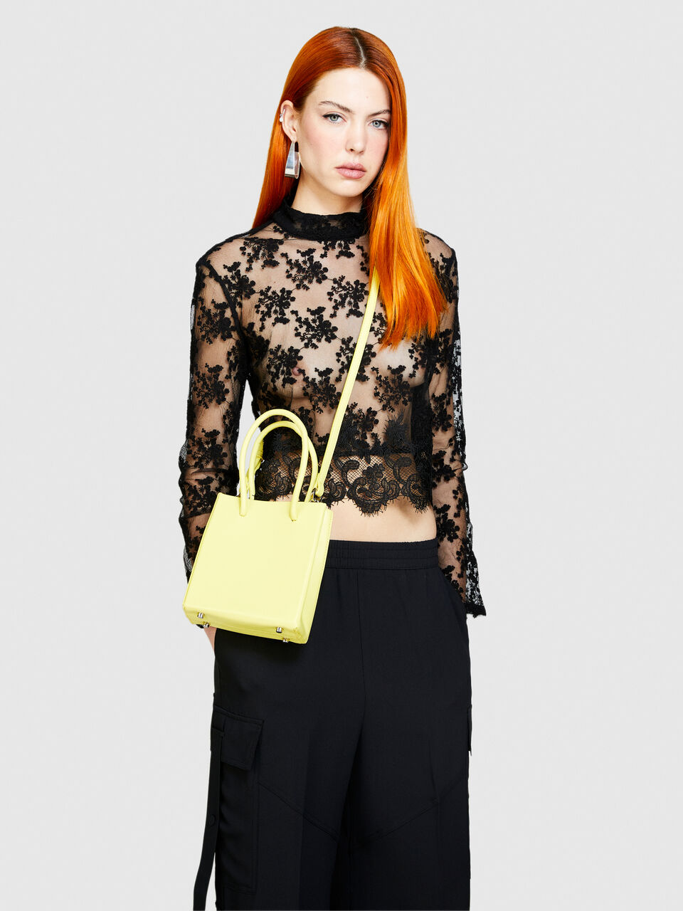 Mini tote bag with shoulder strap Women image number null