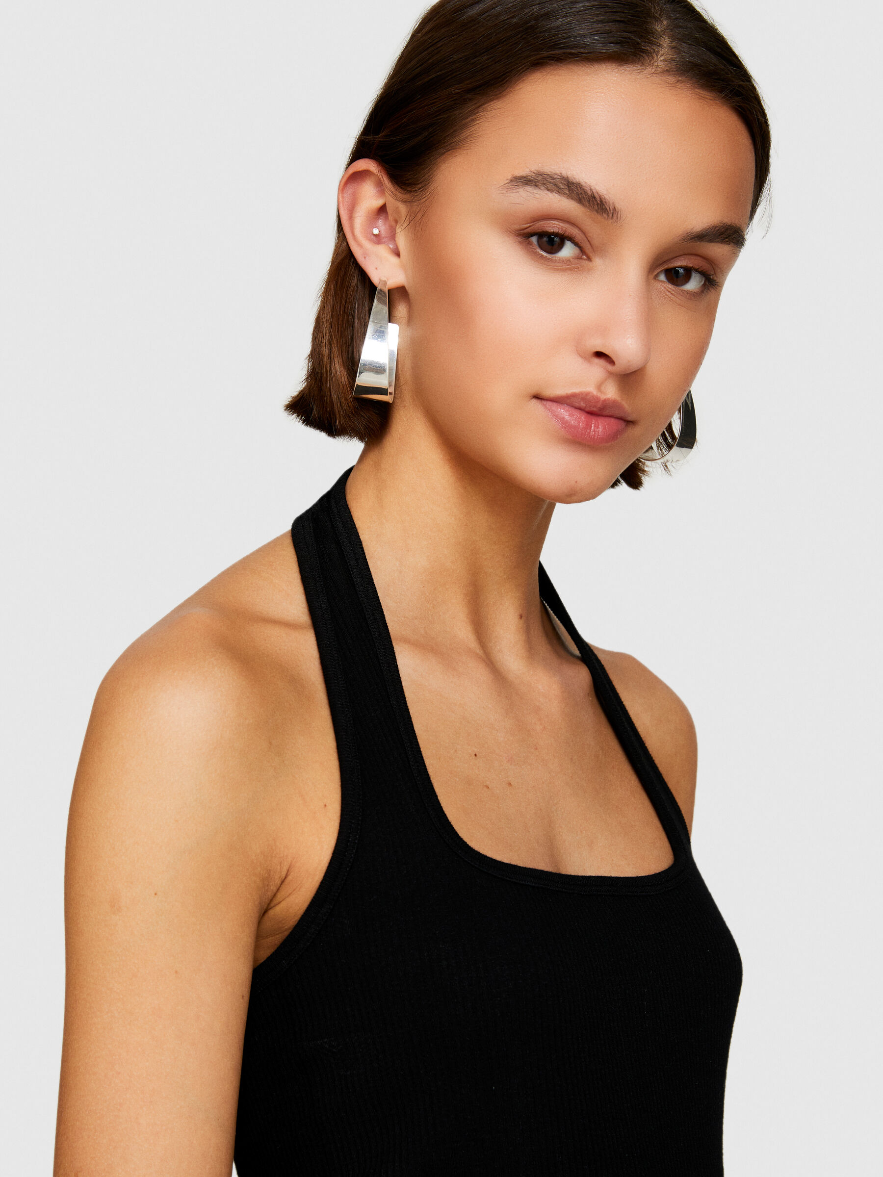 Seamless ribbed top Women image number null