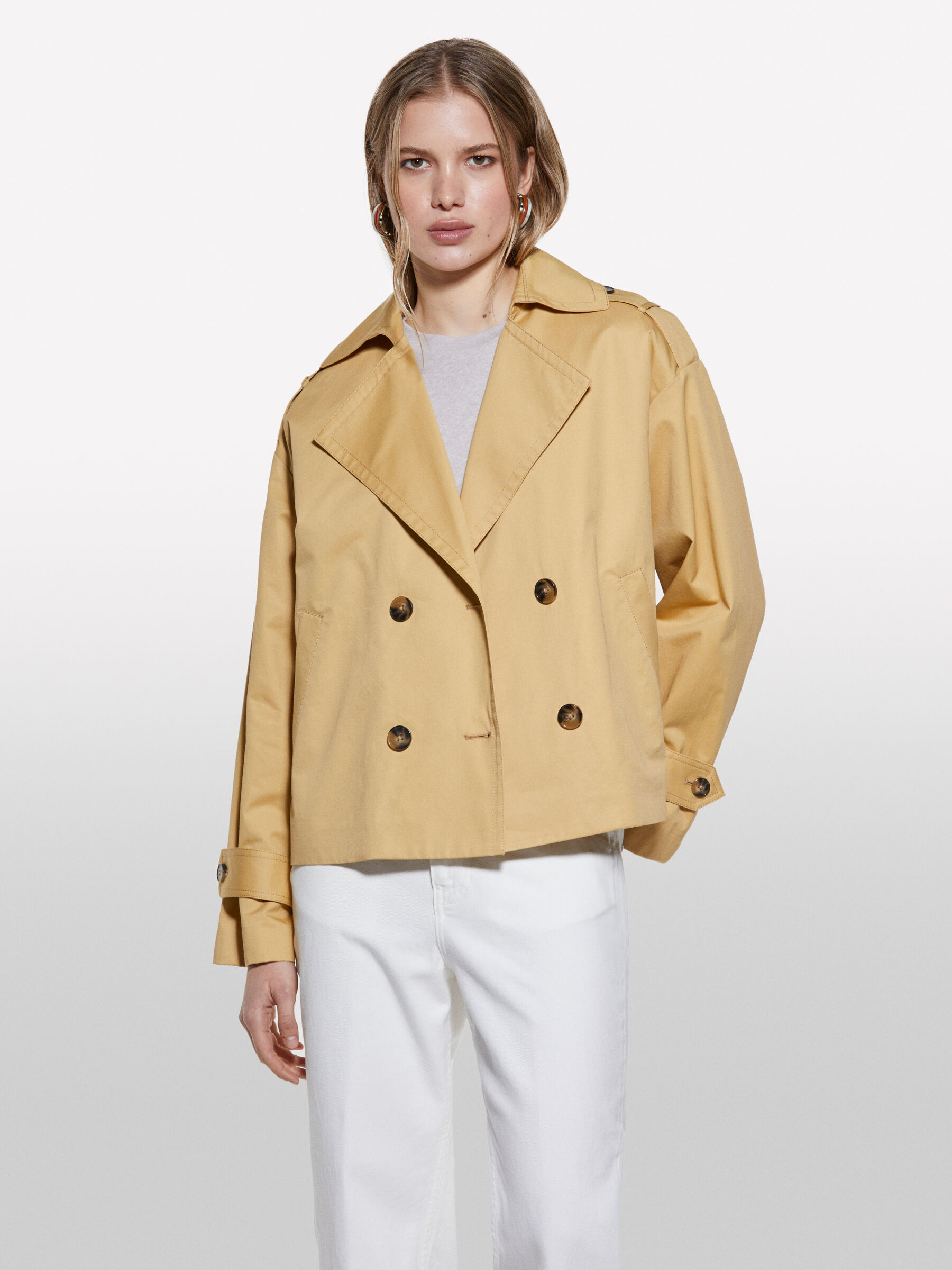 Women's short and long trench coats, elegant and casual | Sisley